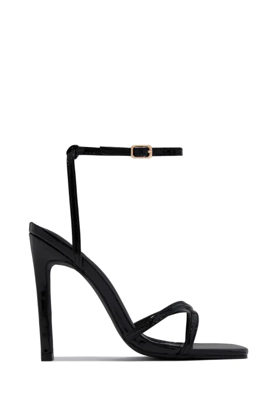 Gia High Heels - Black sold by Miss Lola