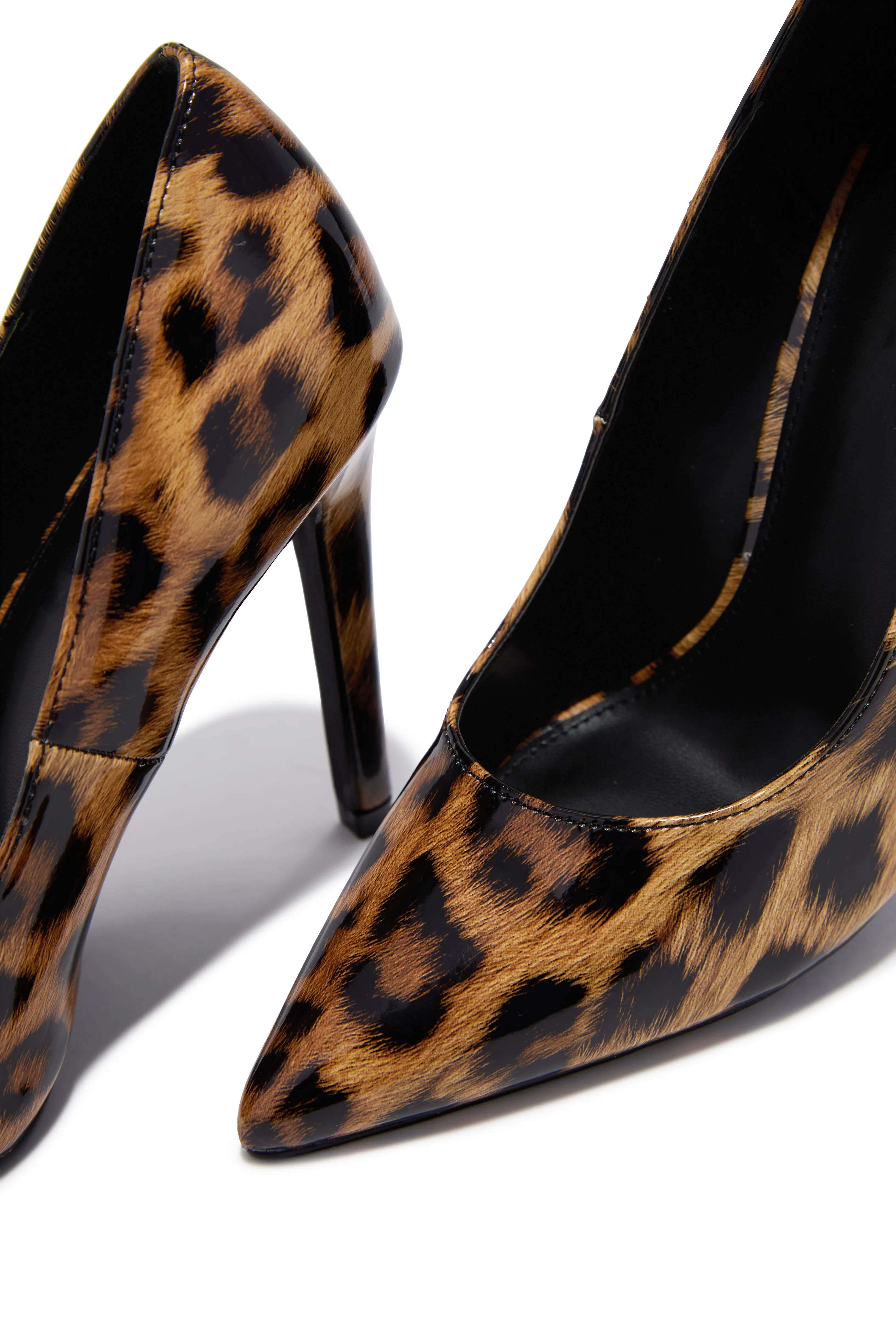 Internet Celebrity High Heel Pumps - Leopard sold by Miss Lola product image thumbnail 2
