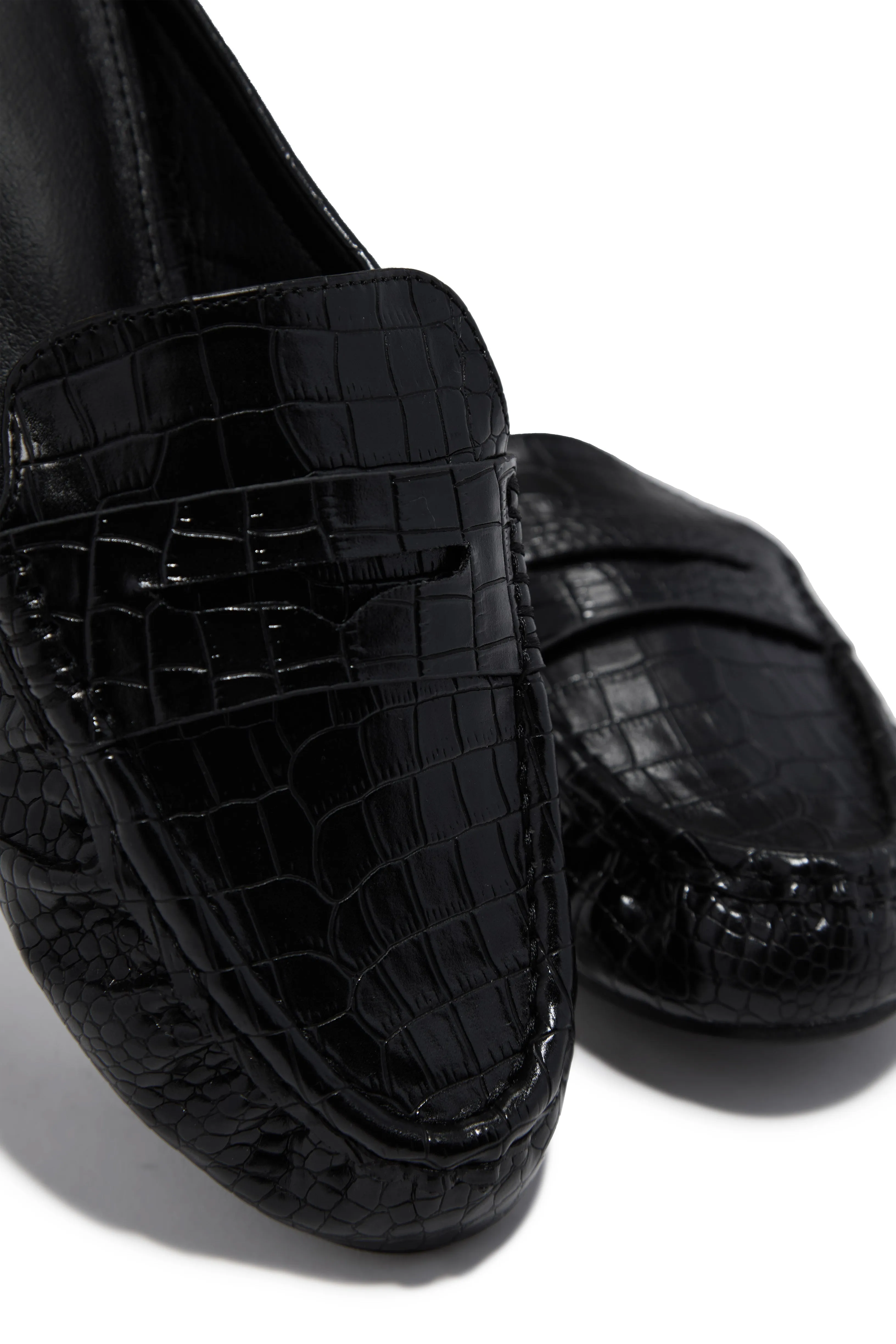 Julia Slip On Loafer Flats - Black sold by Miss Lola product image thumbnail 2