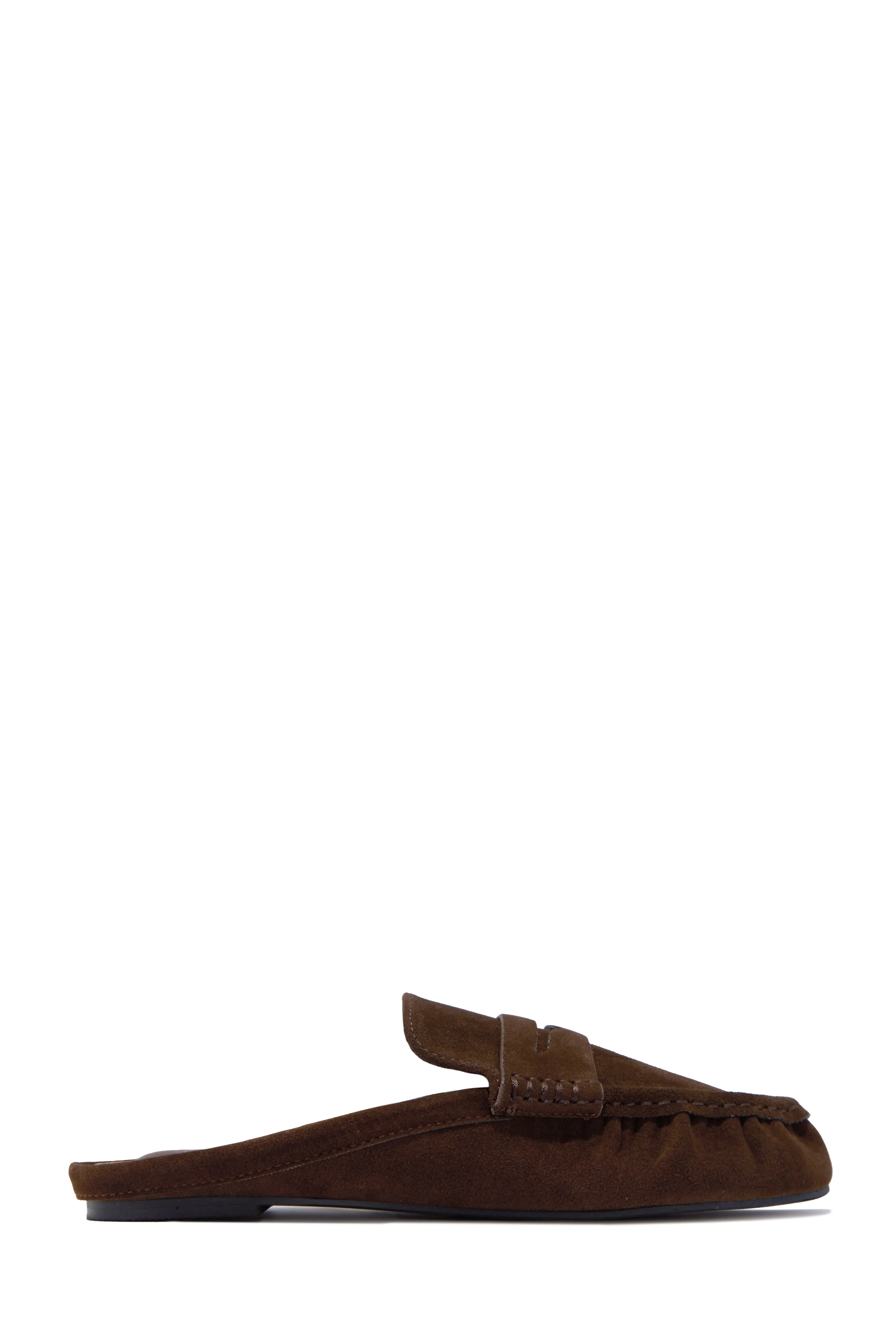 Julia Slip On Loafer Flats - Brown sold by Miss Lola product image thumbnail 3