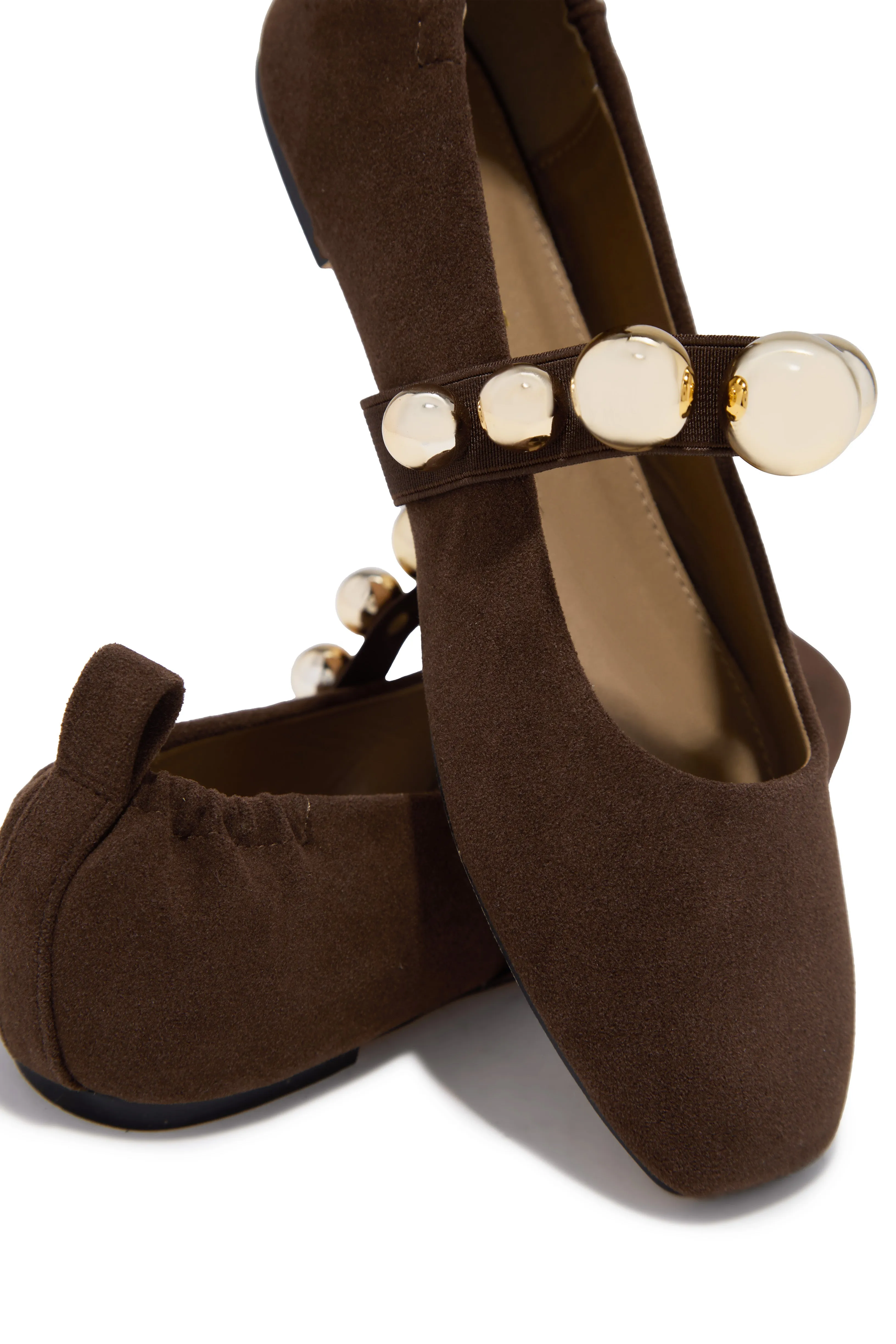 Kimberly Ballet Flats - Brown sold by Miss Lola product image thumbnail 2