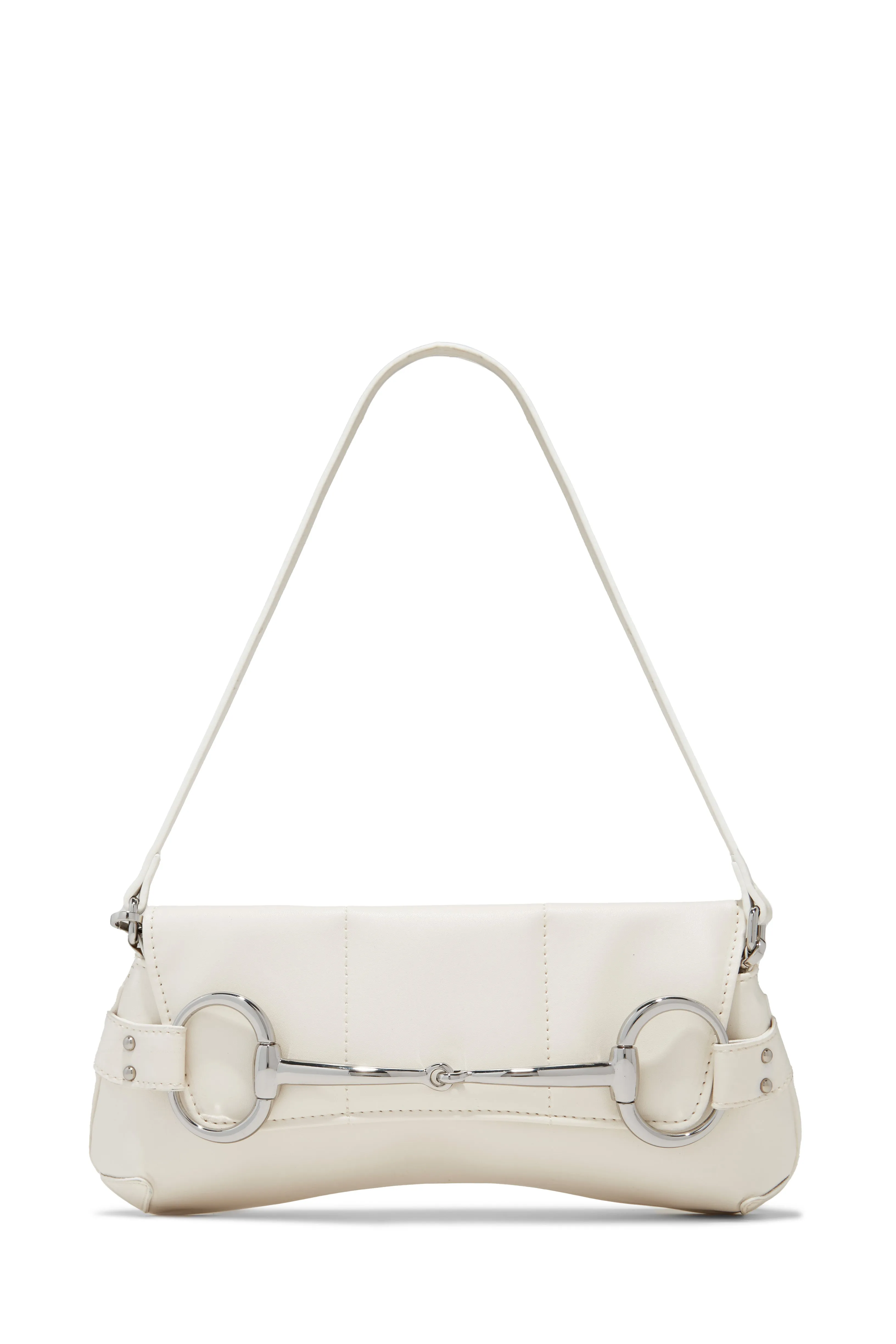Caia Shoulder Bag - White sold by Miss Lola