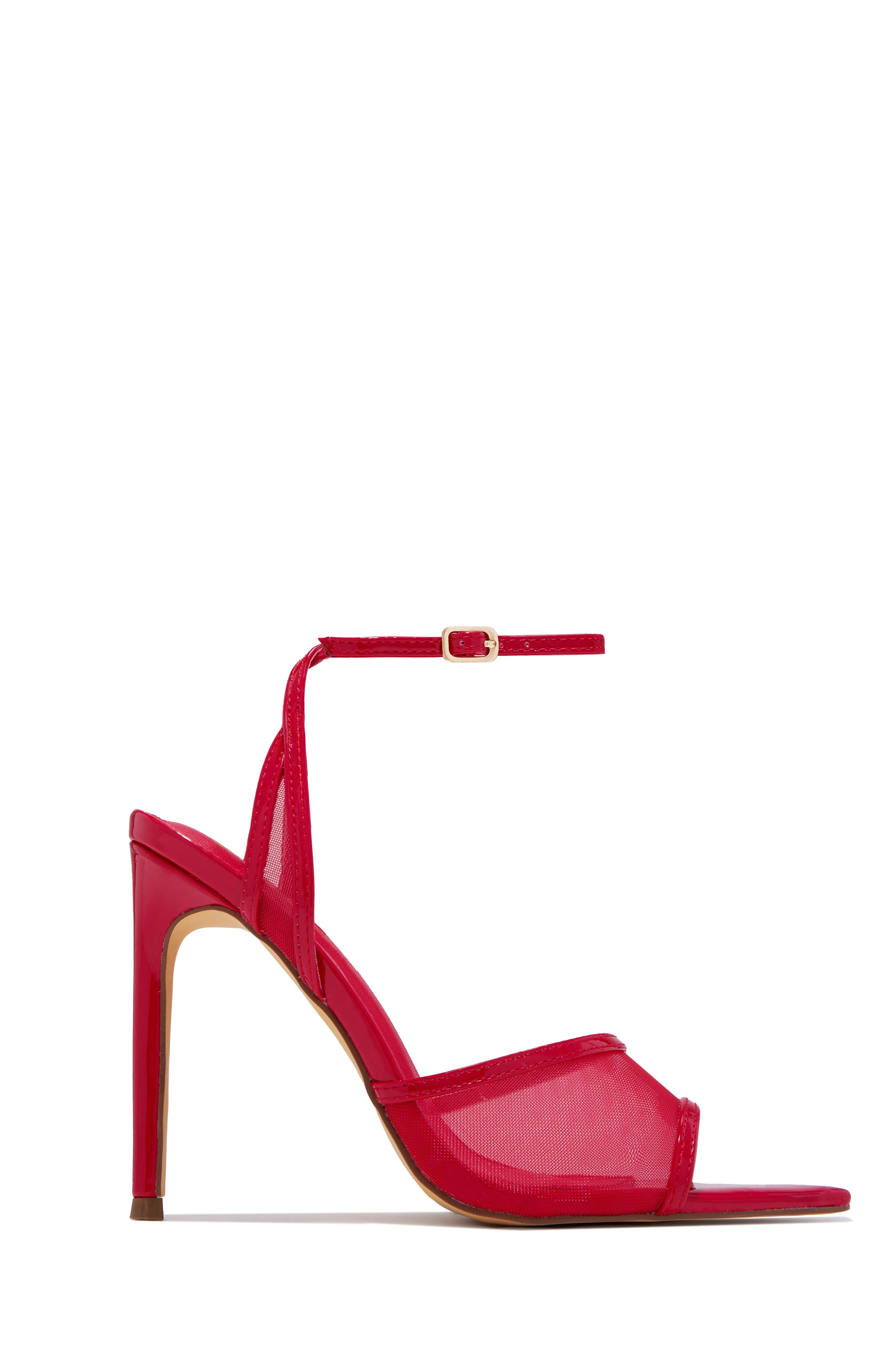 Eliyah Single Sole High Heels - Red sold by Miss Lola