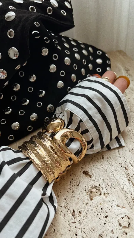 Armina Statement Bracelet - Gold sold by Miss Lola