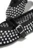 Marlie Embellished Mesh Flats - Black sold by Miss Lola
