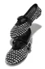 Marlie Embellished Mesh Flats - Black sold by Miss Lola