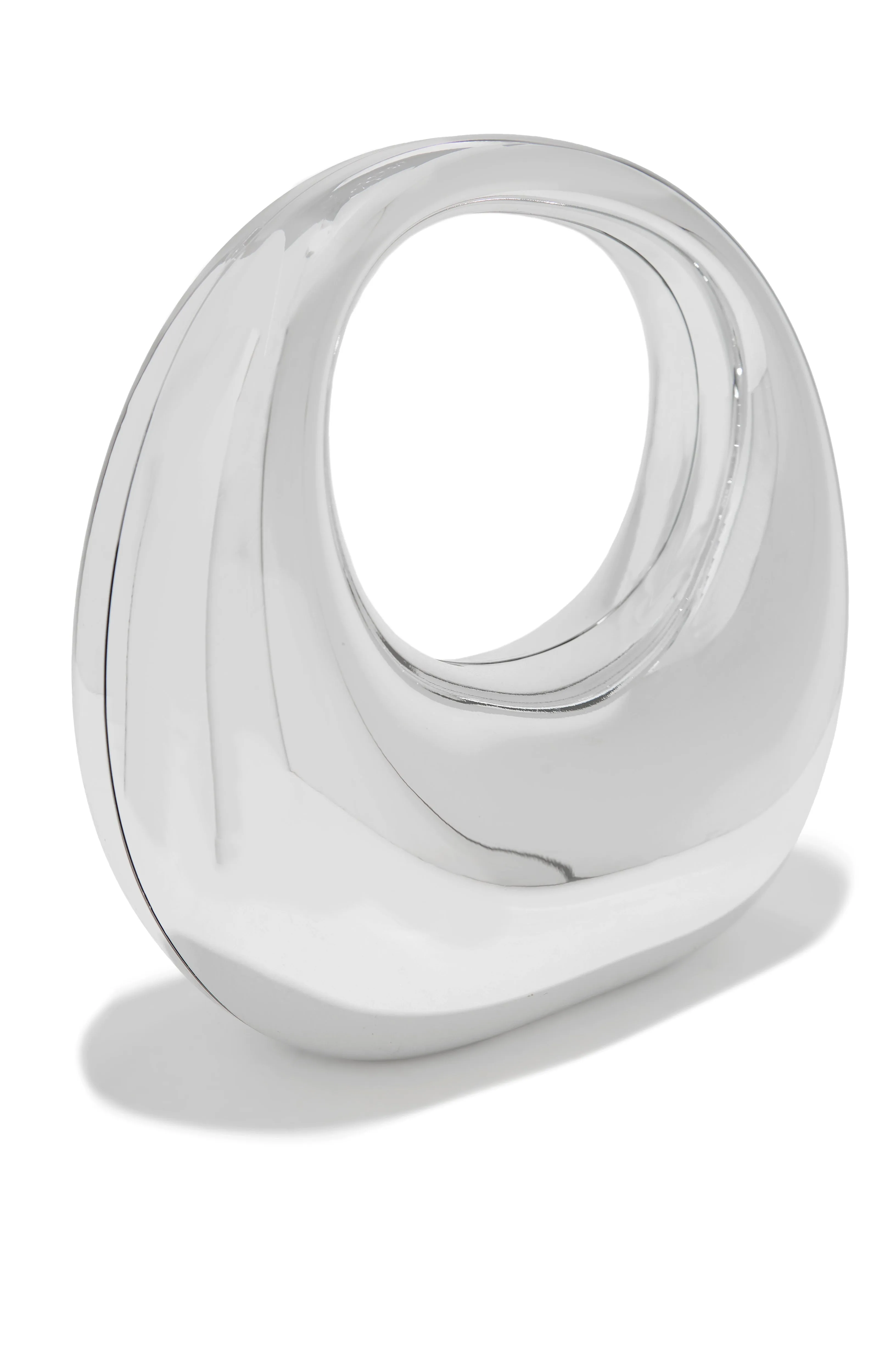 Sasha Acrylic Handbag - Silver sold by Miss Lola