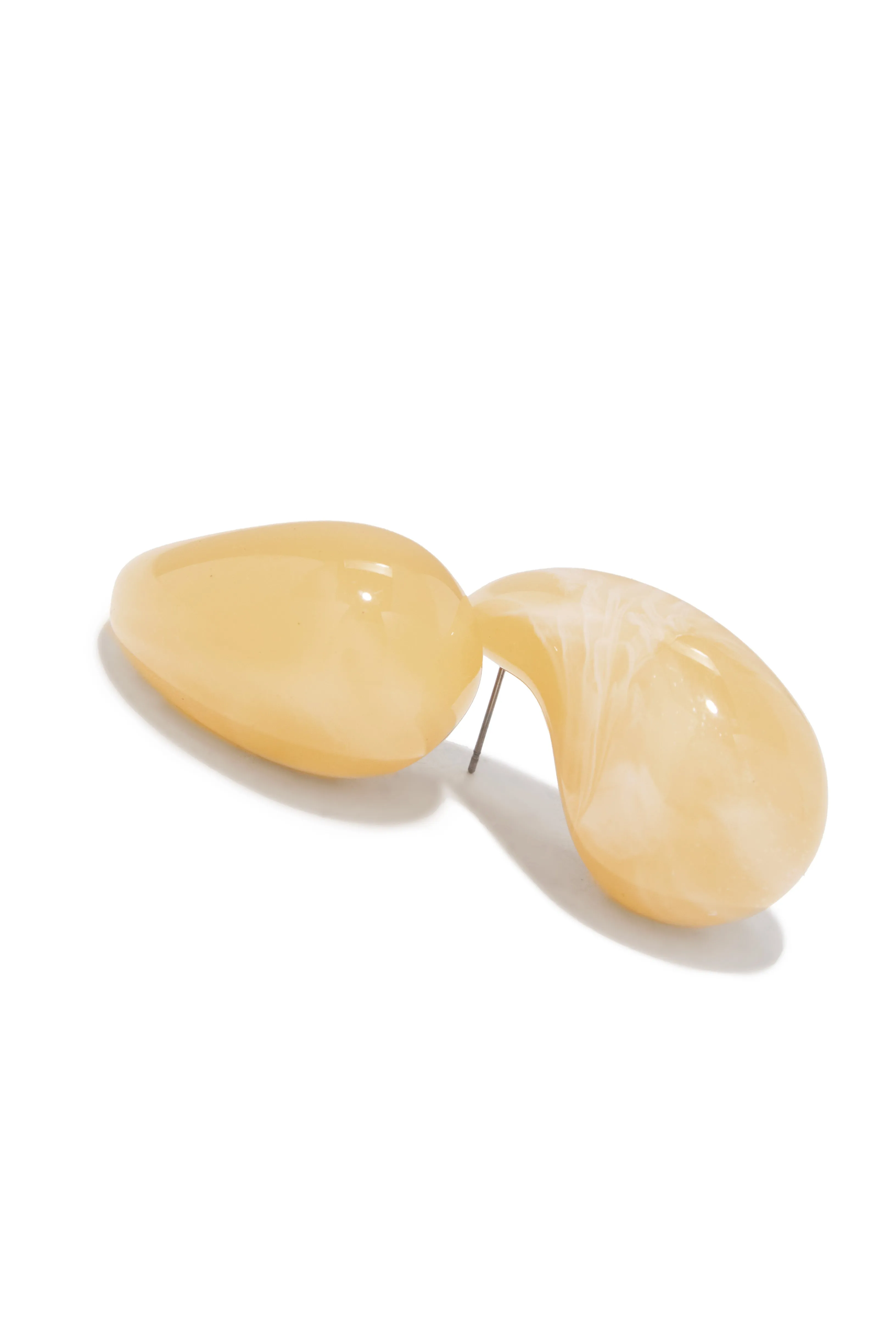 Corinne Teardrop Statement Earring - Ivory sold by Miss Lola product image thumbnail 2