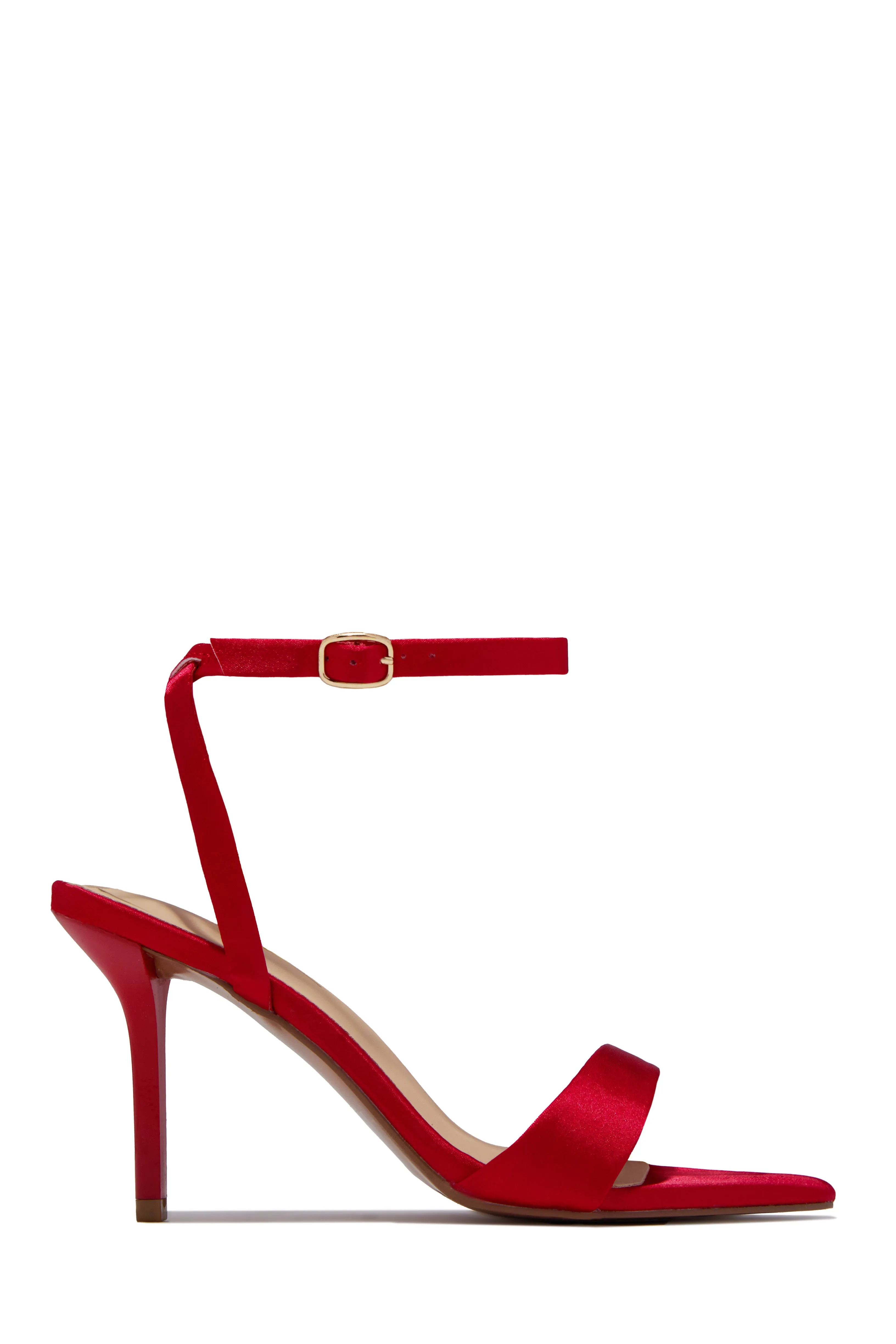 Nora Single Sole Heels - Red sold by Miss Lola product image thumbnail 2