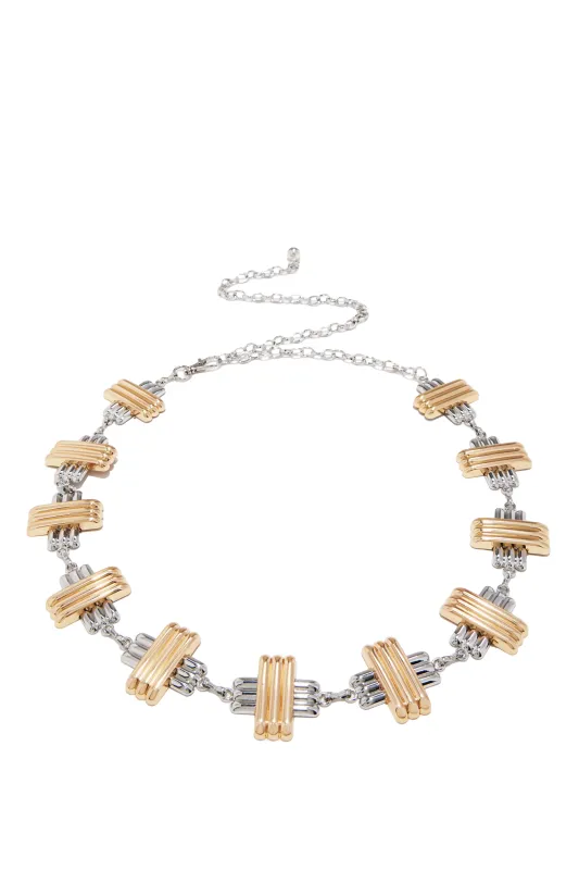 Cheyenne Pendant Chain Belt - Silver made by Miss Lola
