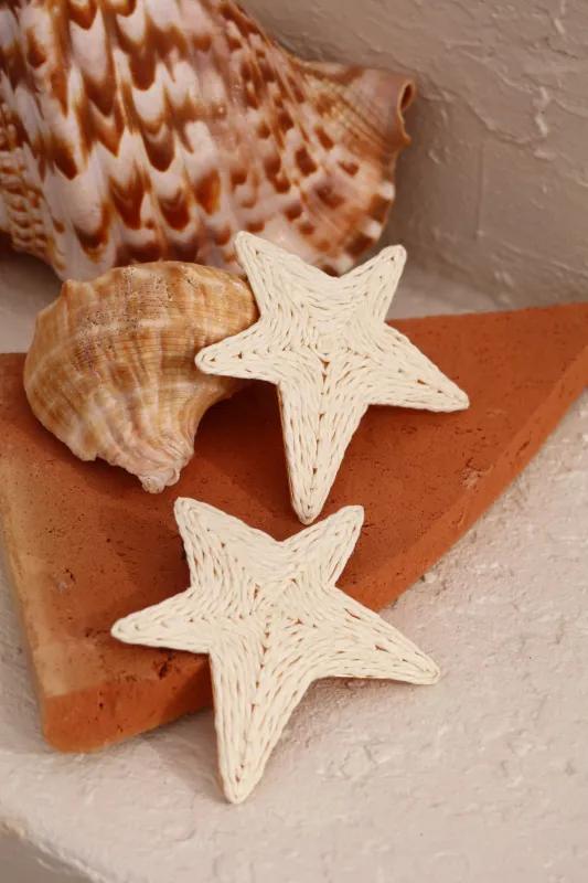 Winslet Statement Earring - Ivory Gold made by Miss Lola