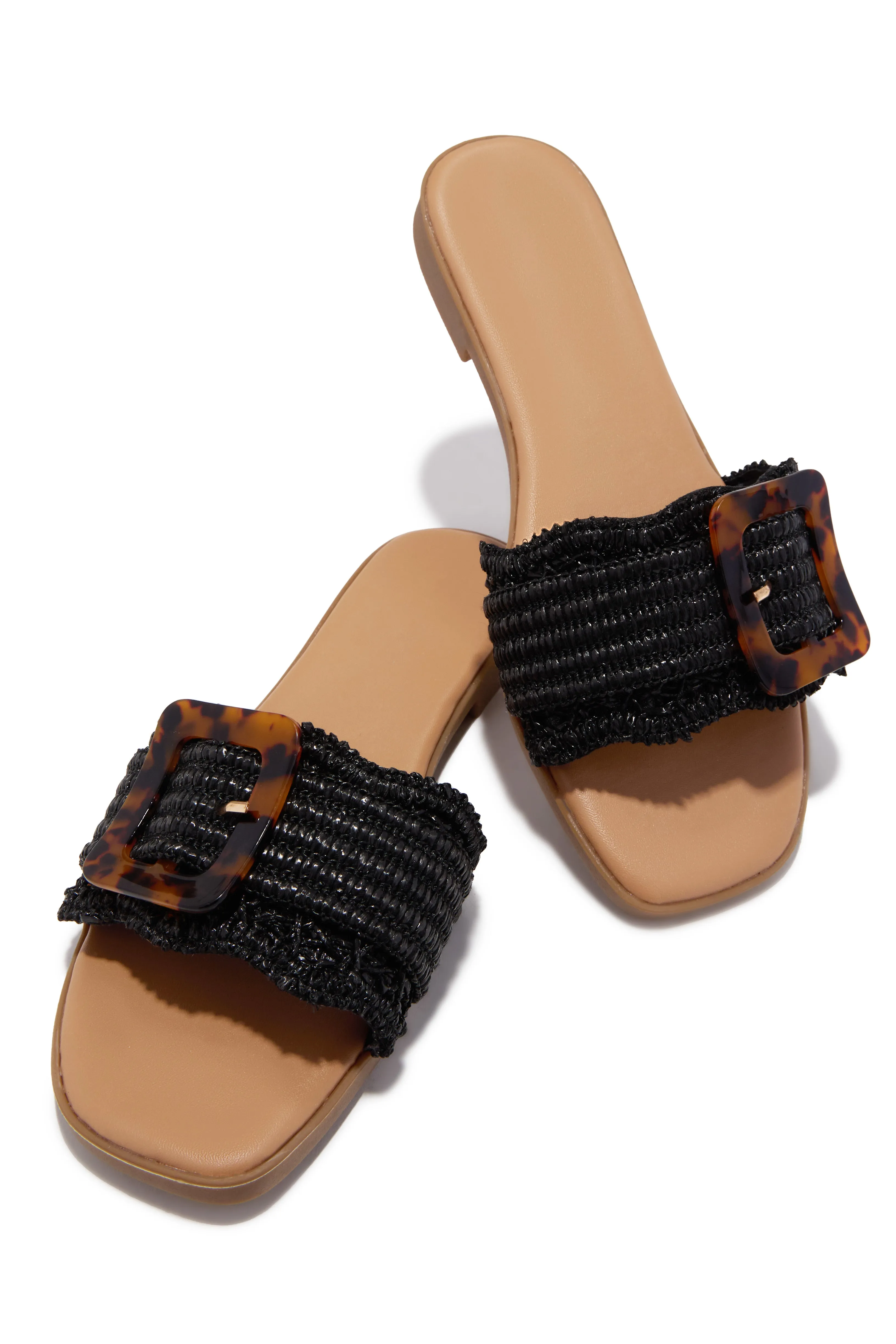 Soleil Slip On Sandals - Black sold by Miss Lola product image thumbnail 5