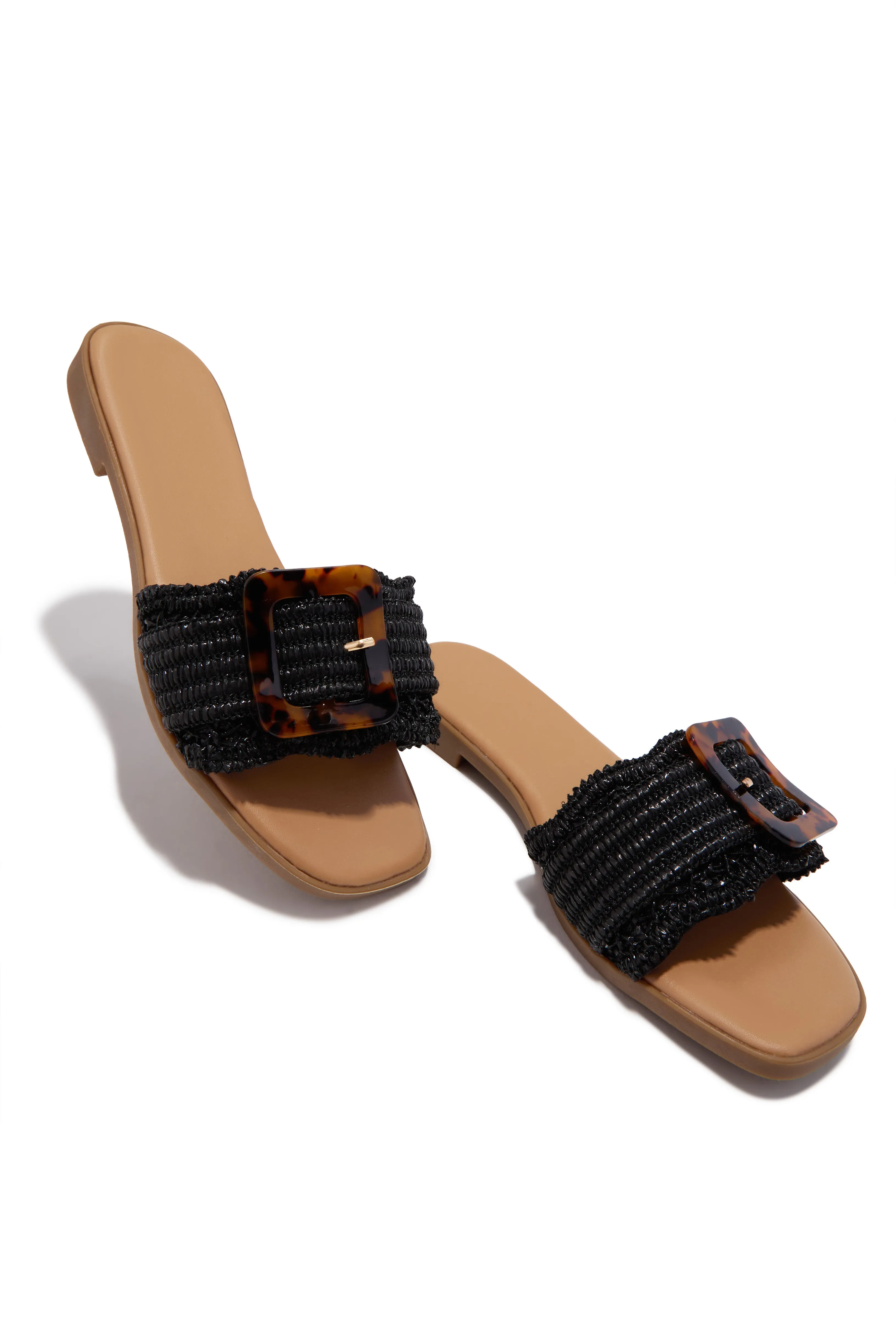 Soleil Slip On Sandals - Black sold by Miss Lola product image thumbnail 4