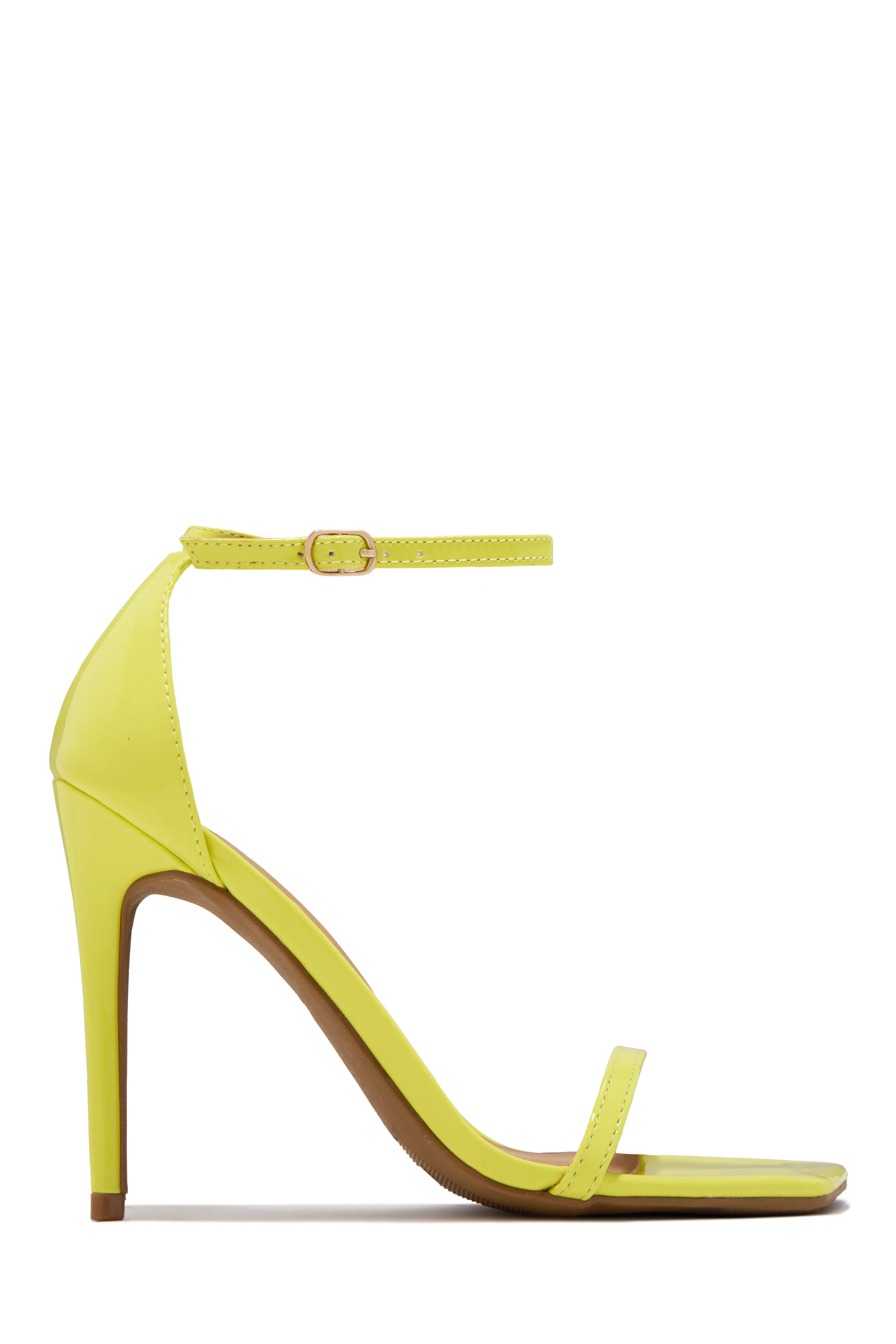 Celebrate Life Single Sole Heels - Yellow sold by Miss Lola