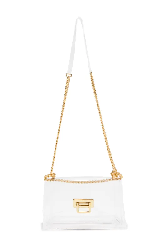 Tiffany Clear Chain Crossbody Bag - Clear made by Harley-Davidson