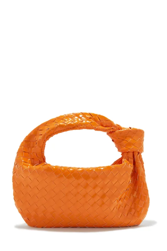 All About Me Knotted Handbag - Orange sold by Miss Lola