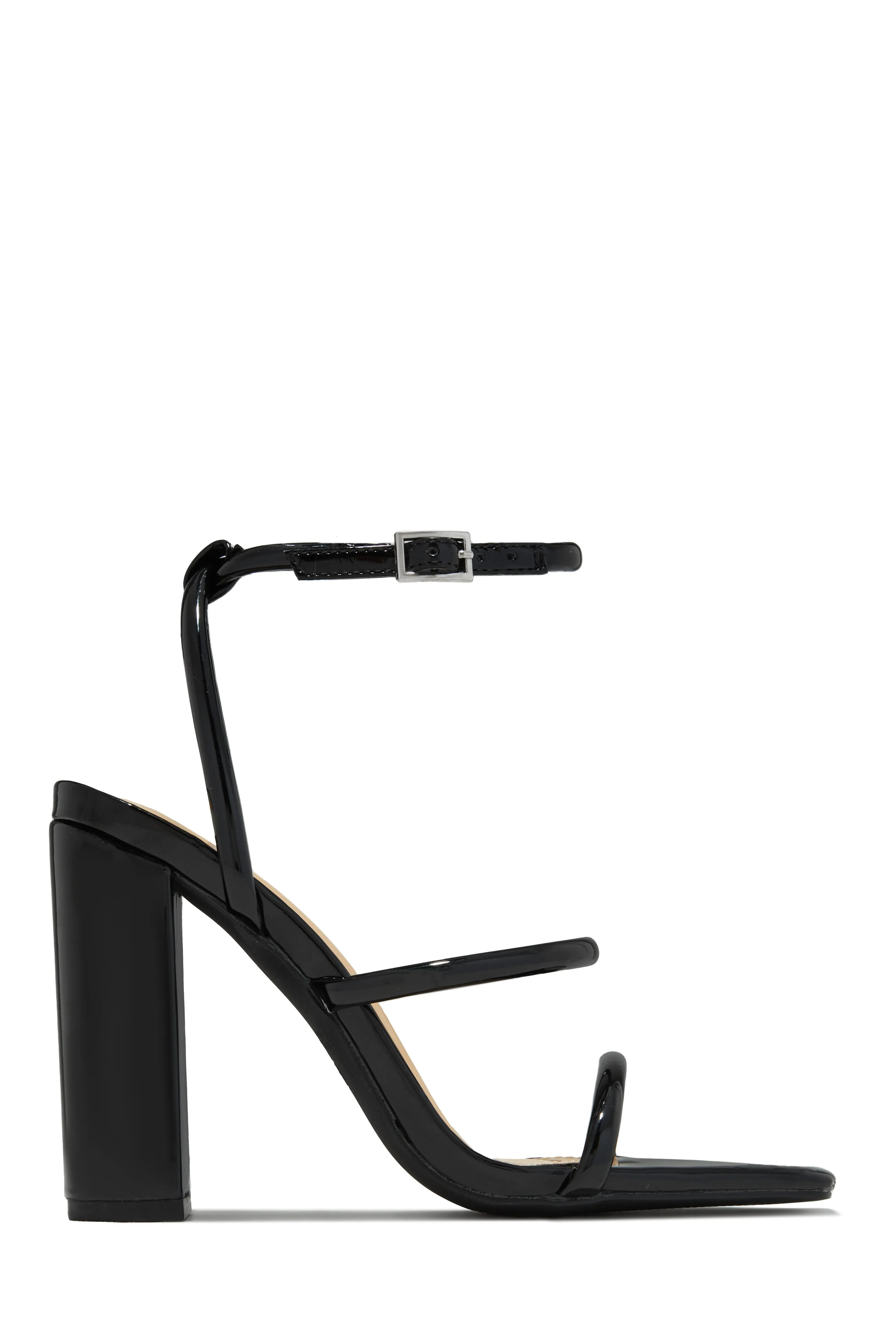 Emalia Block Heels - Black sold by Miss Lola product image thumbnail 4