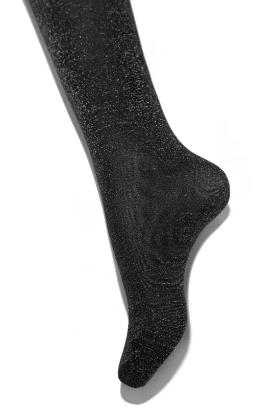 Night Sparks Nylon Stockings - Black sold by Miss Lola