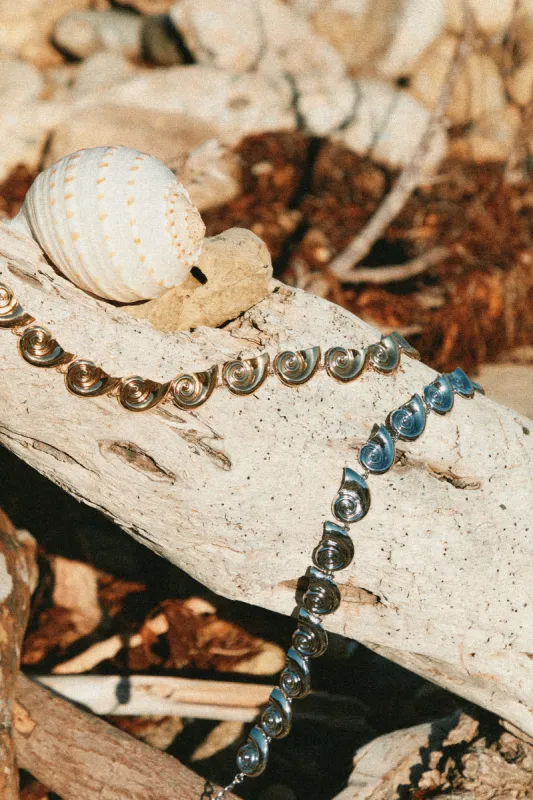Leilani Sea Shell Chain Belt - Gold sold by Miss Lola