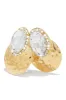 Weekend Gala Stone Embellished Earring - Gold sold by Miss Lola