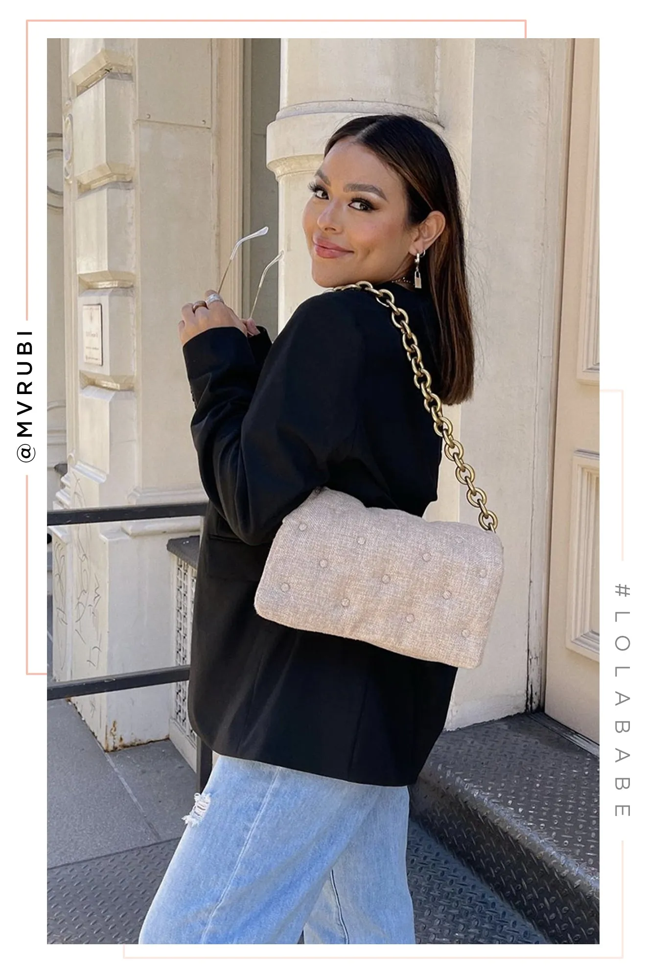 Chic Life Shoulder Bag - Nude sold by Miss Lola product image thumbnail 2
