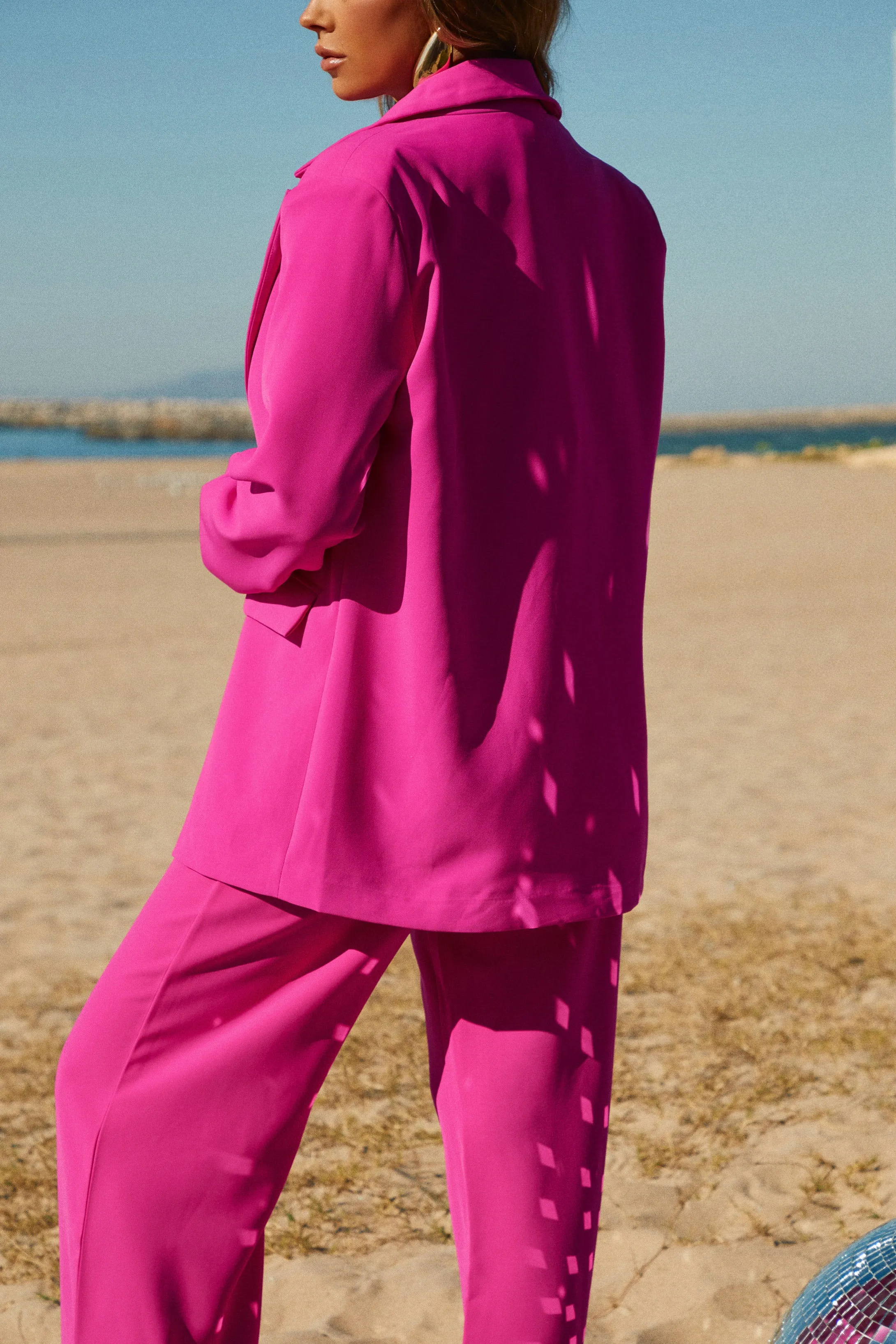 Aliana Oversized Blazer - Pink sold by Miss Lola product image thumbnail 2