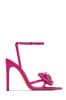 Rose Embellished Rose High Heels - Pink sold by Miss Lola