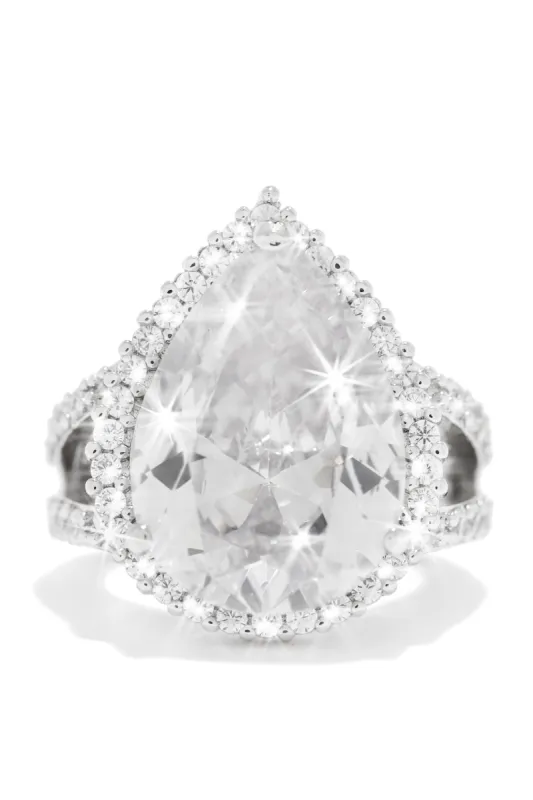 Special Moments Embellished Silver Ring - Silver sold by Miss Lola