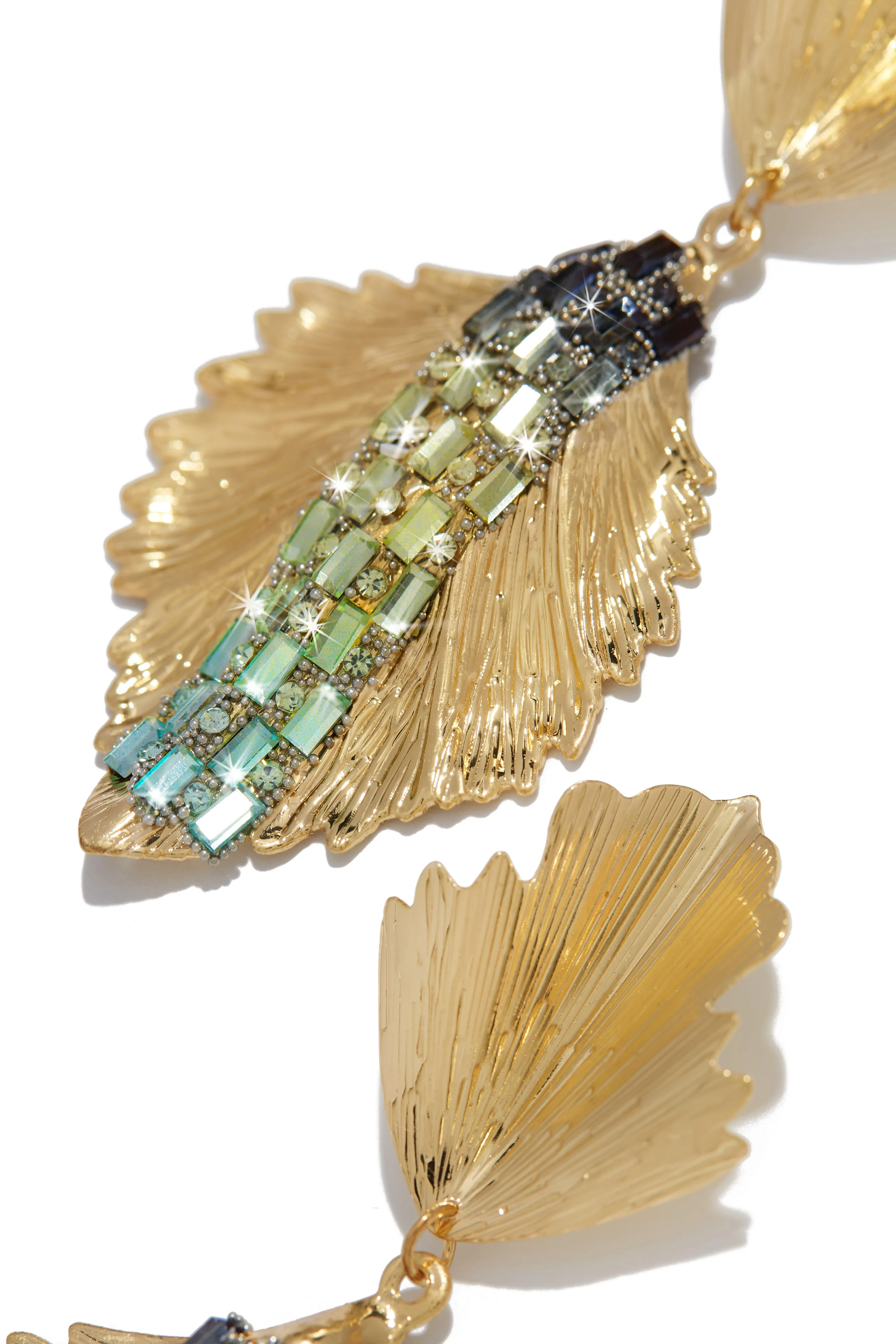 Style Galore Embellished Statement Earring - Blue sold by Miss Lola product image thumbnail 2