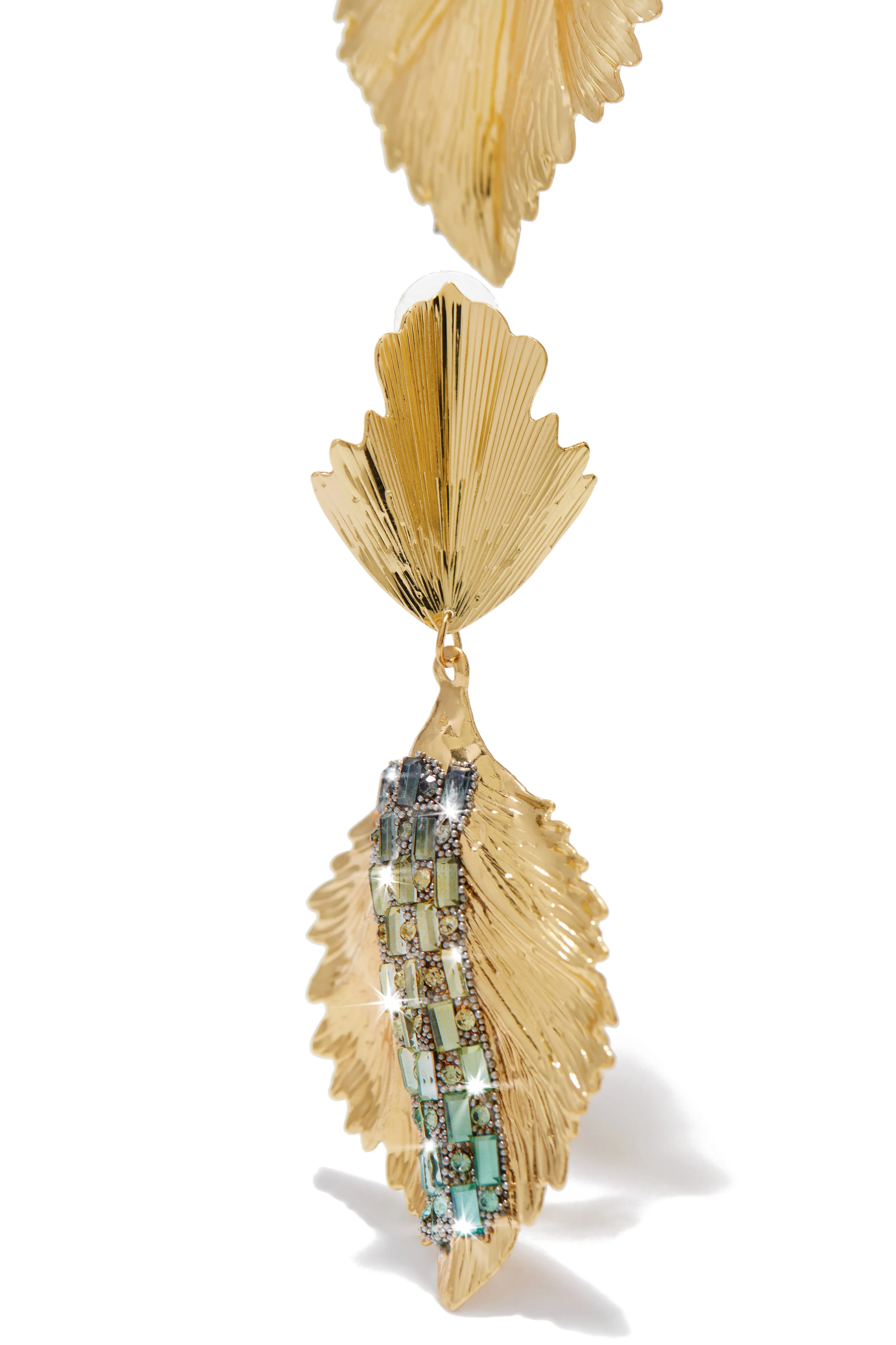 Style Galore Embellished Statement Earring - Blue sold by Miss Lola product image thumbnail 3