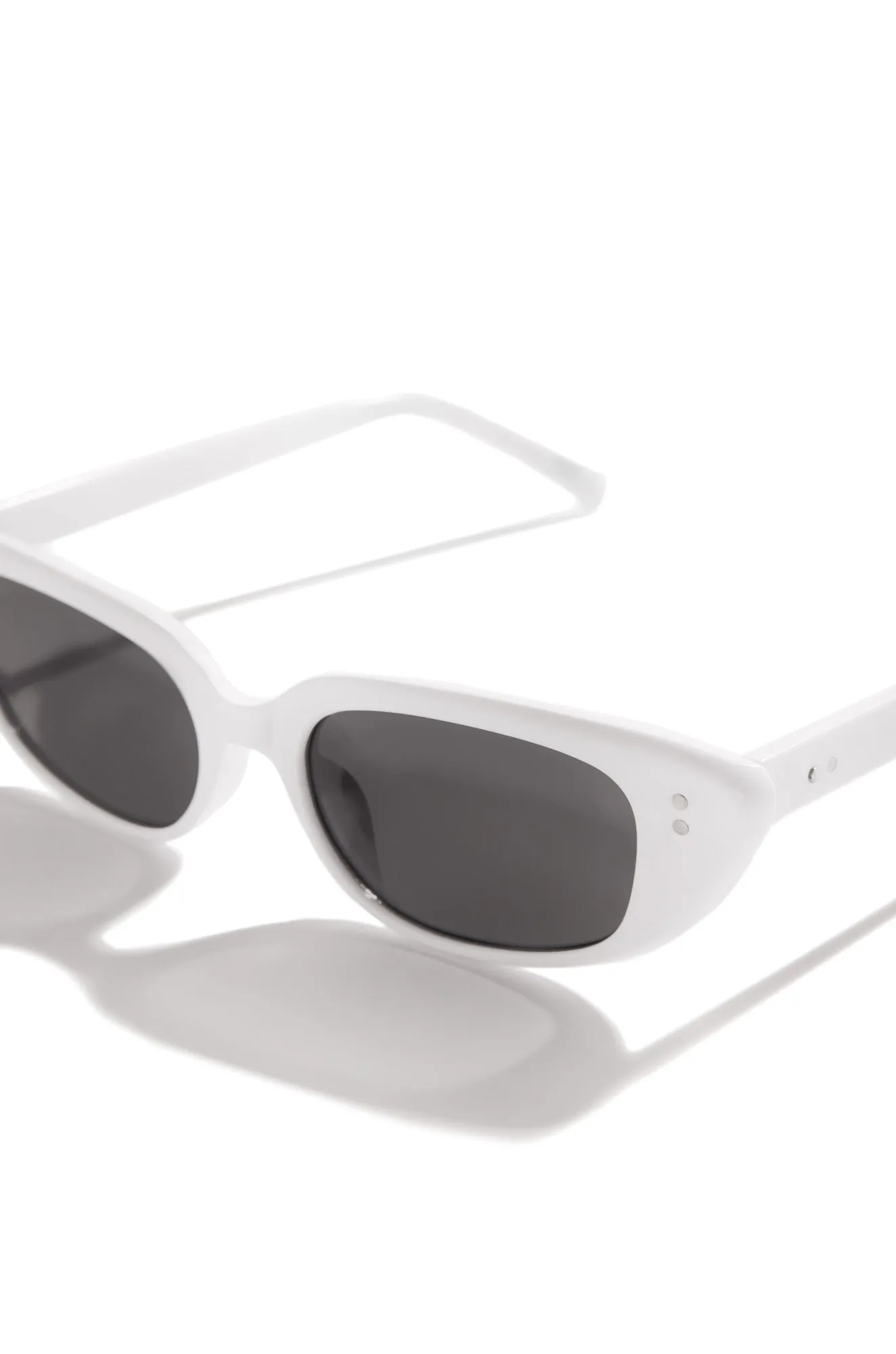 Chill Views Cat Eye Sunglasses- White sold by Miss Lola product image thumbnail 2