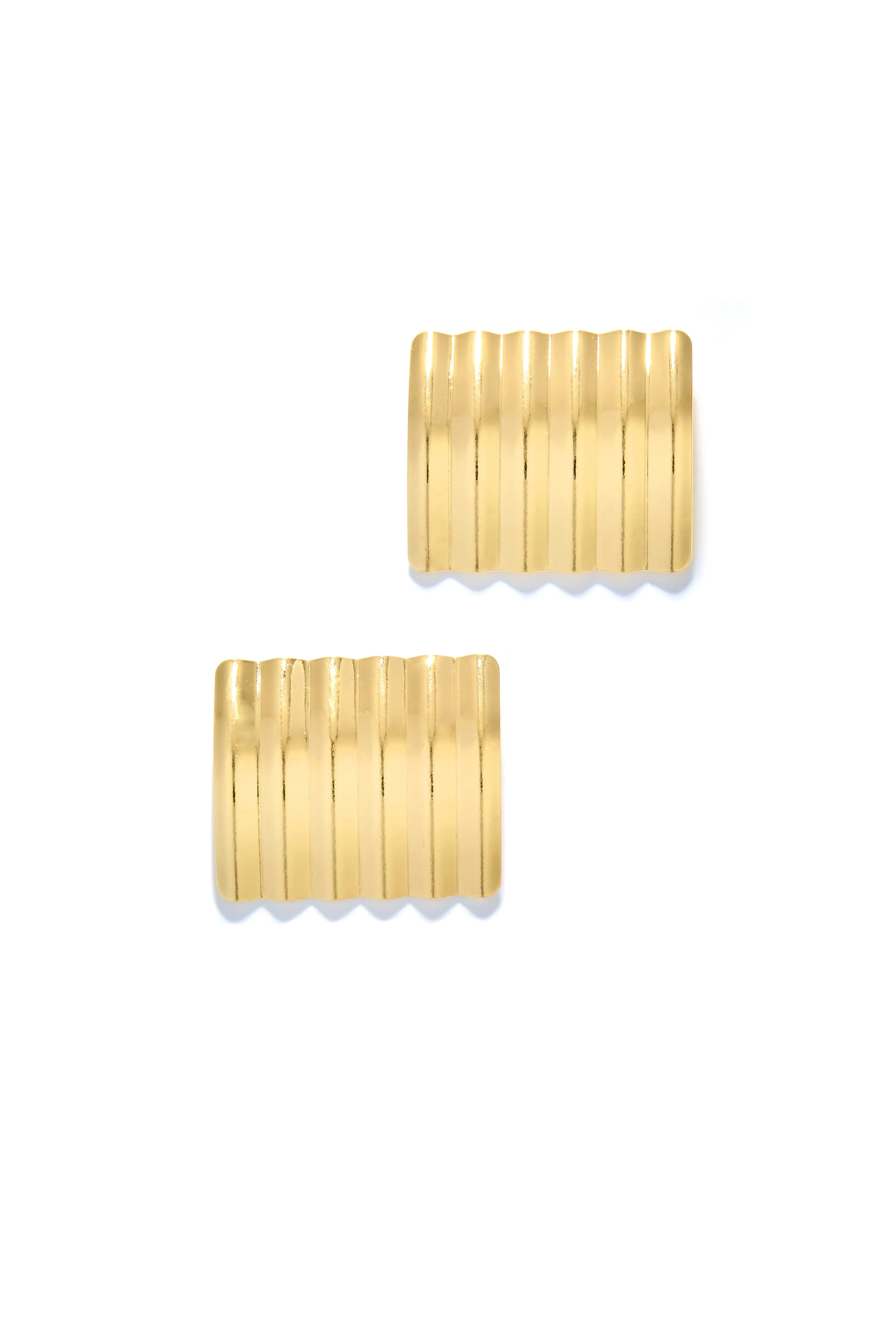 Sabina Statement Earring - Gold sold by Miss Lola product image thumbnail 4