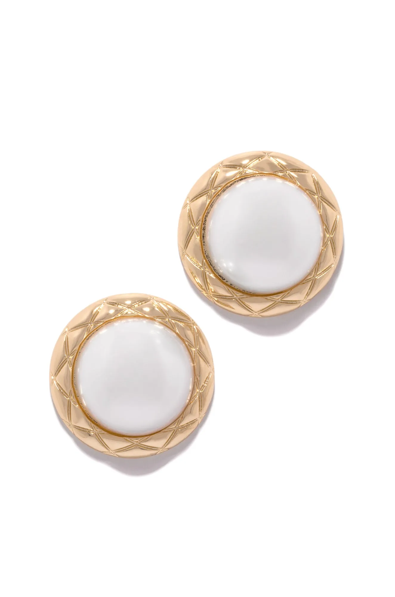 Railyn Faux Pearl Statement Earring - Silver sold by Miss Lola product image thumbnail 4