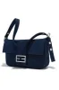 Melanie Shoulder and Crossbody Bag - Denim sold by Miss Lola