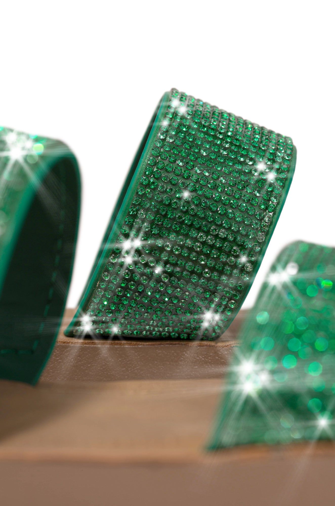 Sun Baby Embellished Slip On Sandals - Green sold by Miss Lola product image thumbnail 5