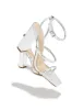 Emalia Block Heels - Silver sold by Miss Lola