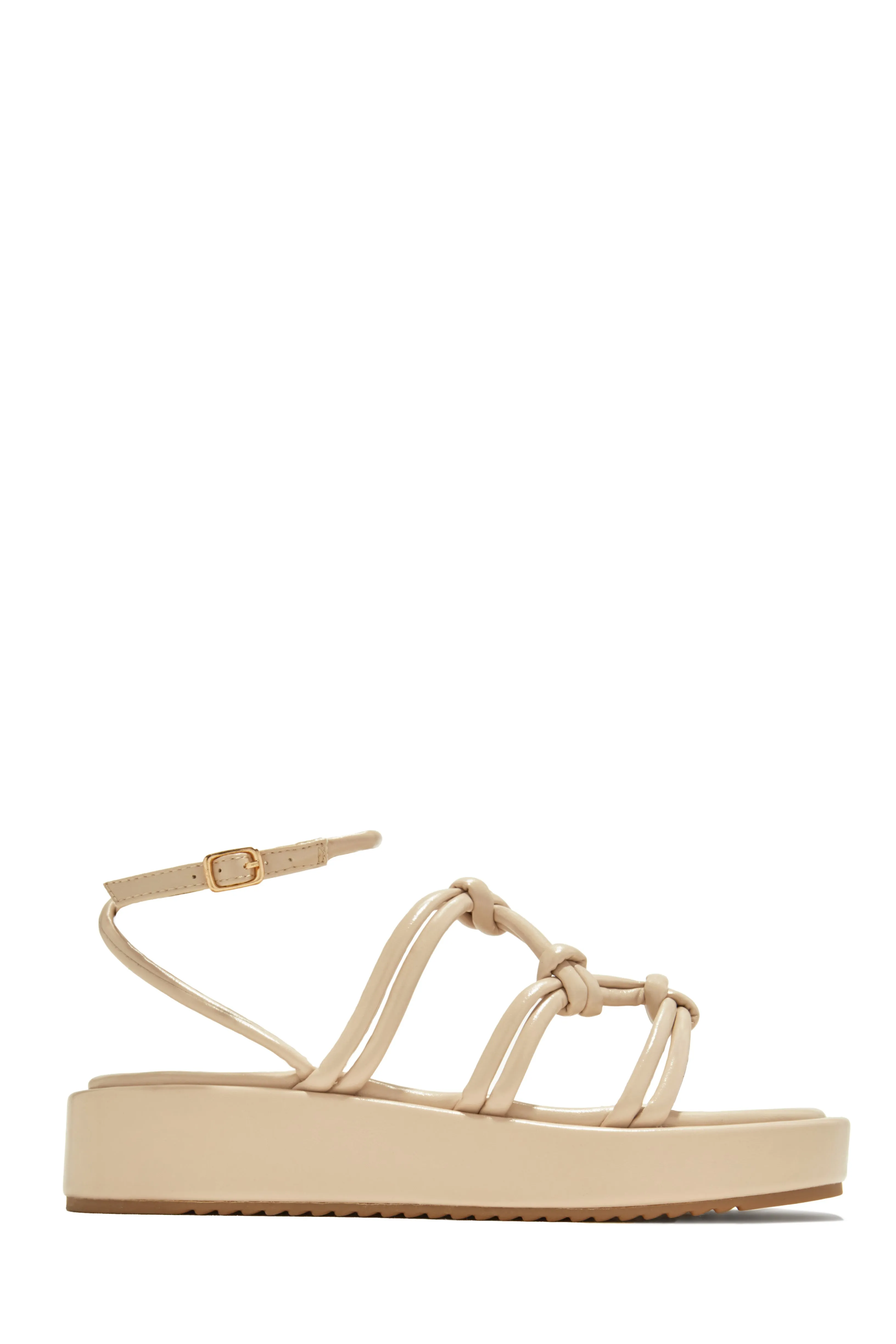 Sun Soaked Platform Sandals - Cream sold by Miss Lola product image thumbnail 3