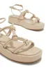 Sun Soaked Platform Sandals - Cream sold by Miss Lola
