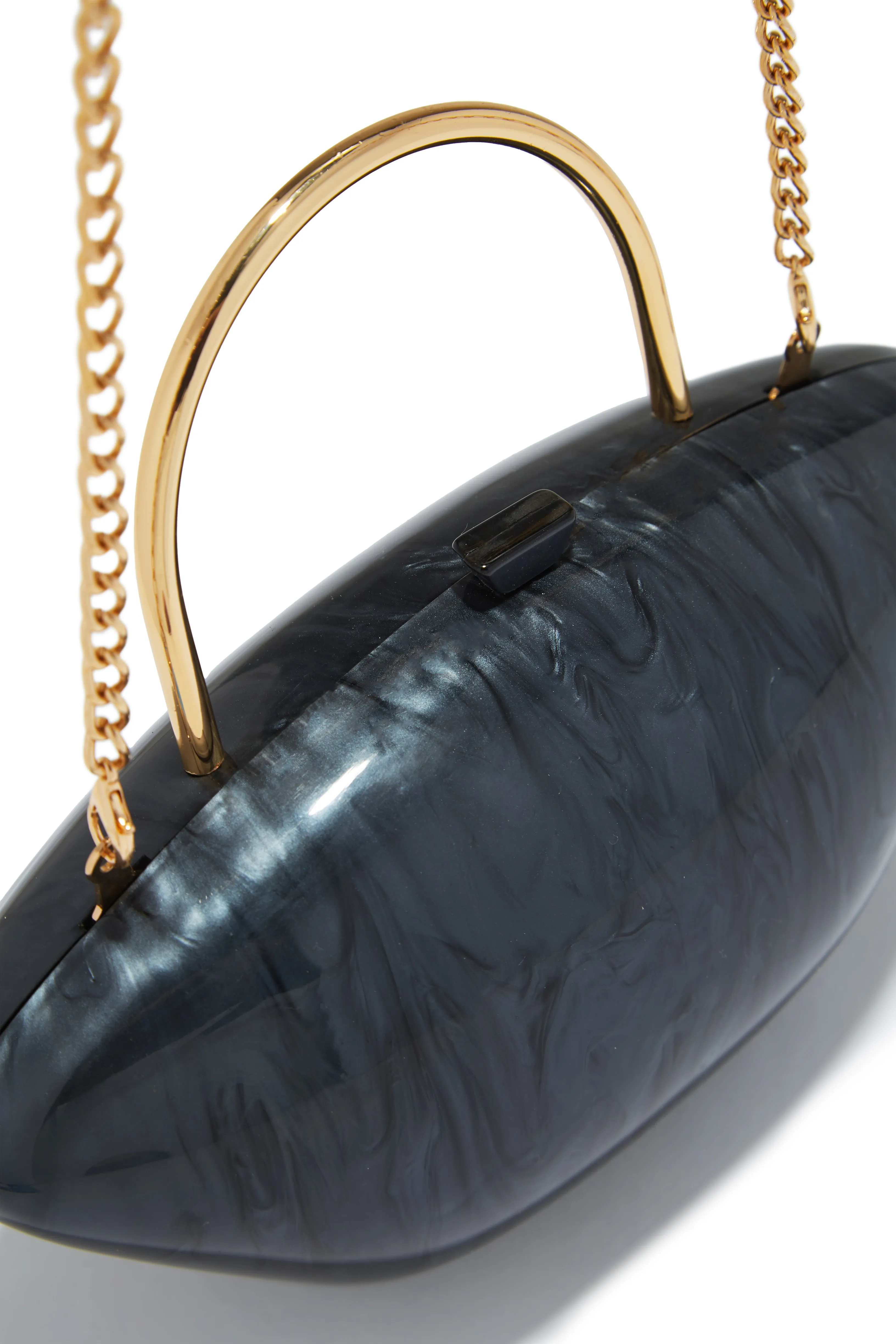 Imania Marble Top Handle Bag- Black sold by Miss Lola product image thumbnail 2