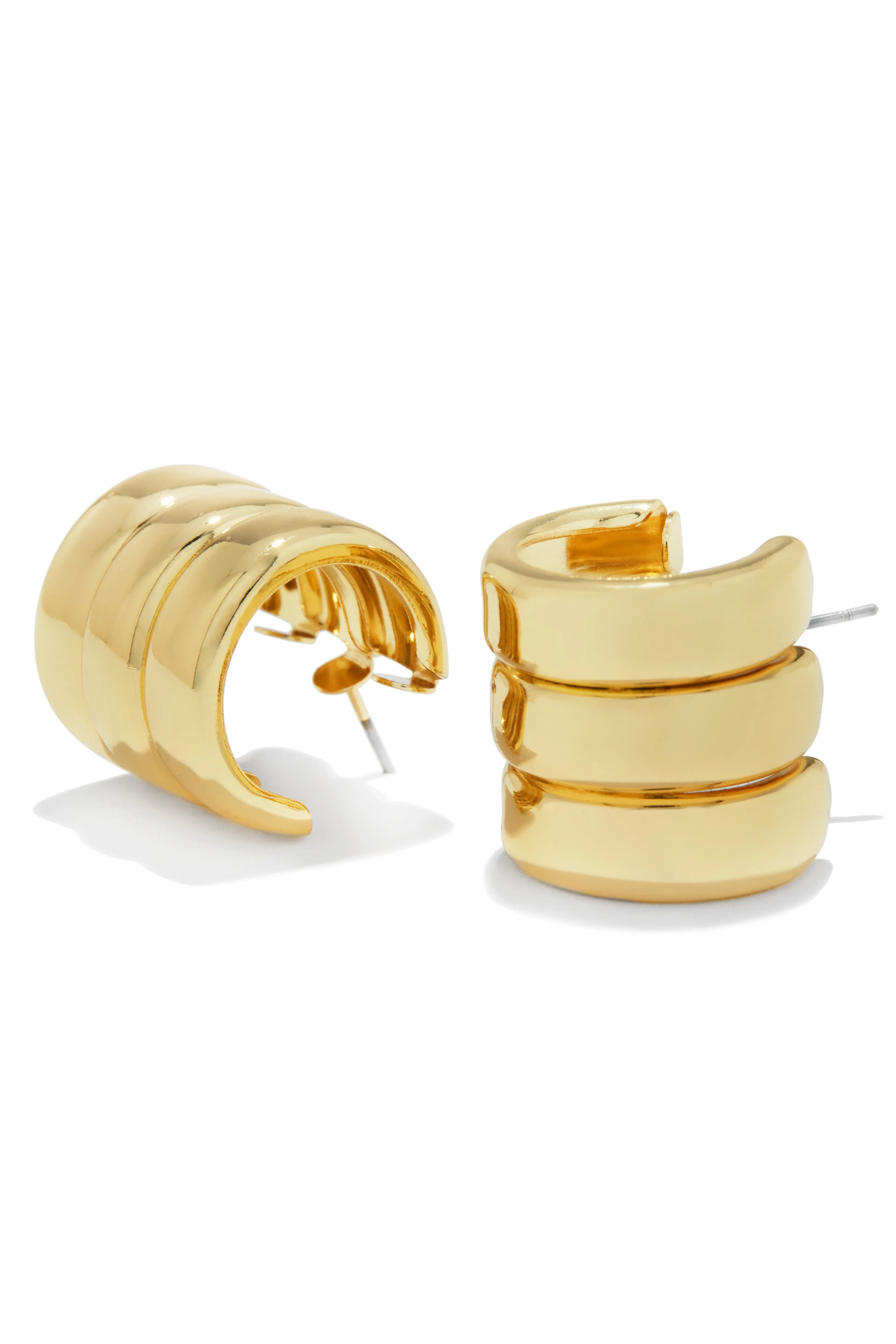 Janis Triple Hoop Earring - Gold sold by Miss Lola