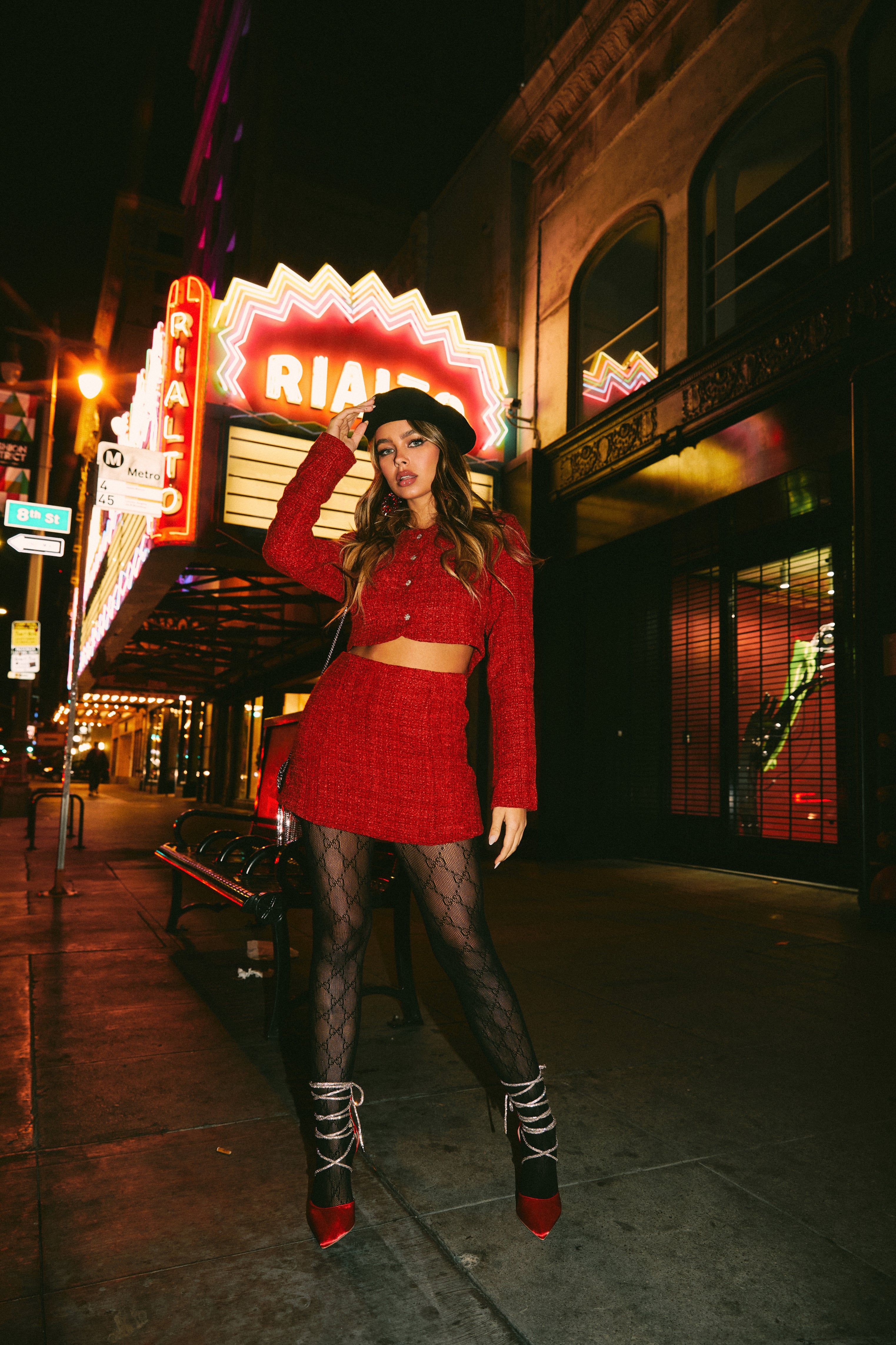 Lola Skort - Red sold by Miss Lola product image thumbnail 5