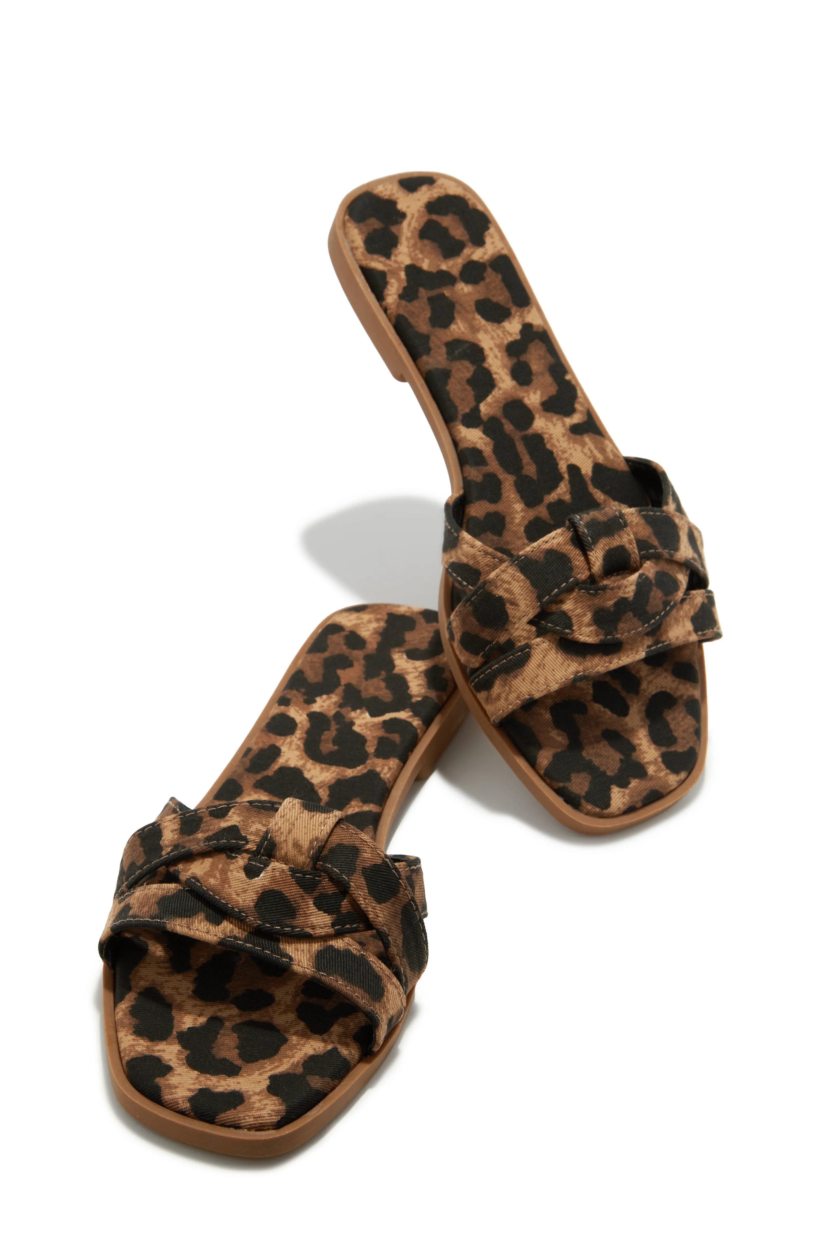 Maile Slip On Sandals - Leopard sold by Miss Lola product image thumbnail 4