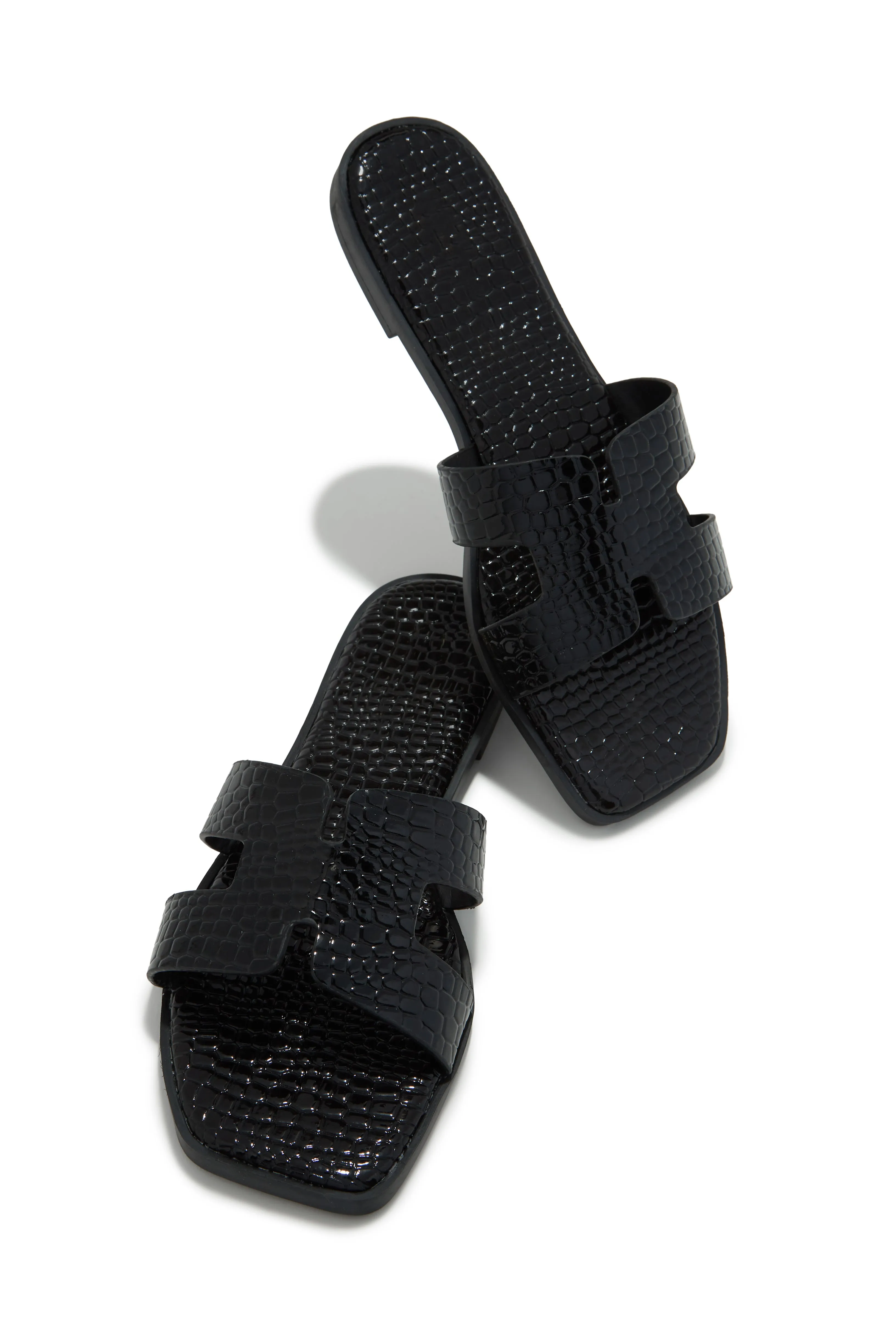 Vianka Slip On Sandals - Black sold by Miss Lola product image thumbnail 2