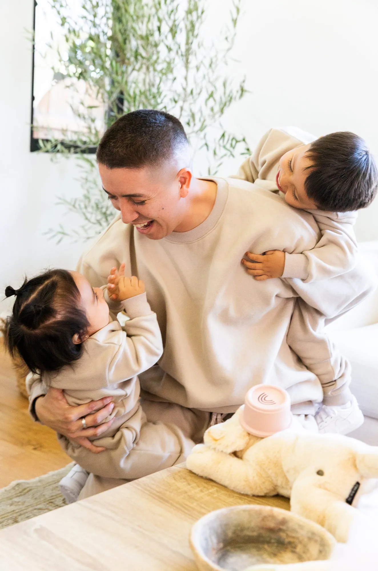 Cozy Feels Adult Crewneck Sweater - Nude sold by Miss Lola product image thumbnail 5