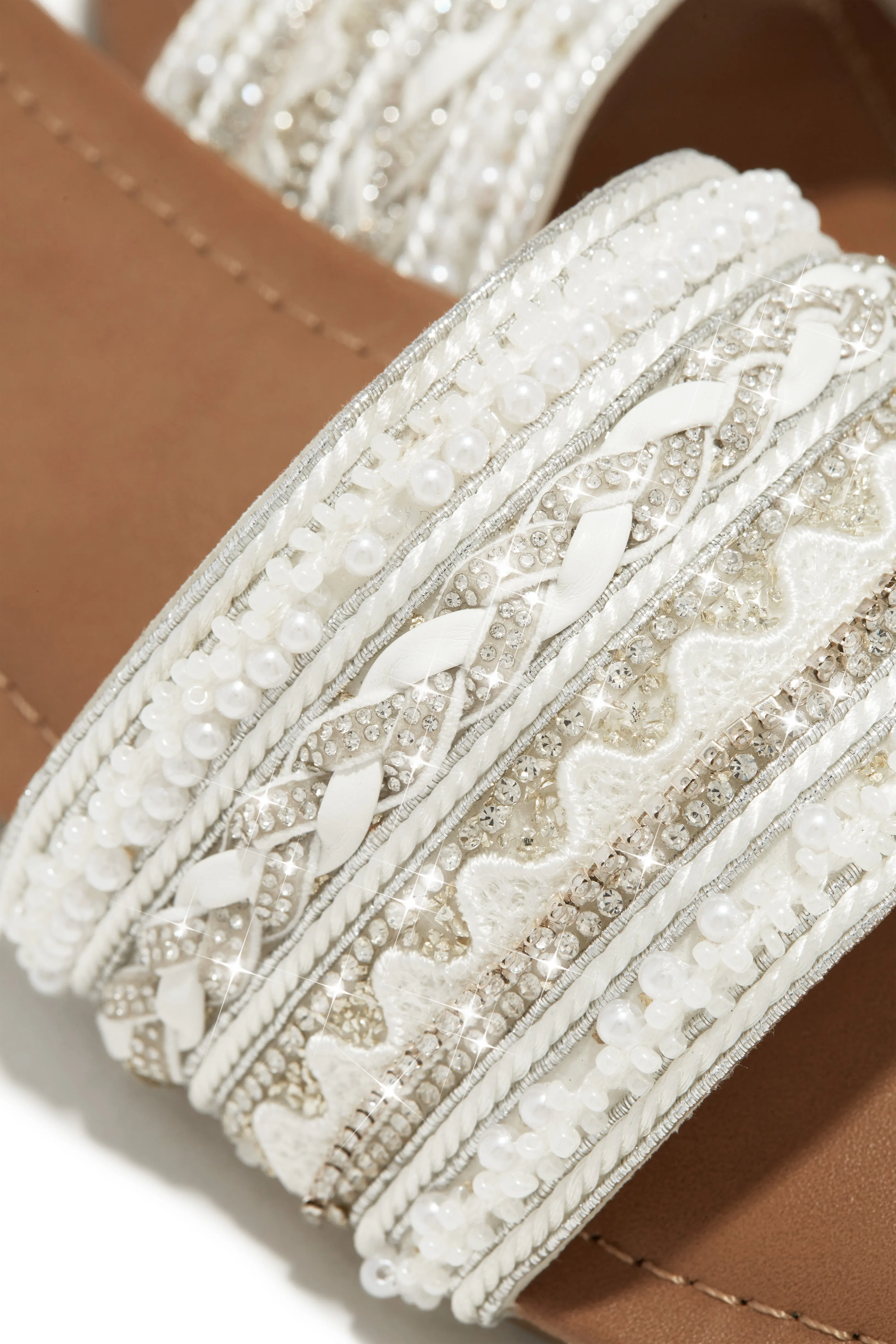 Beach Day Slip On Sandals - White sold by Miss Lola product image thumbnail 2