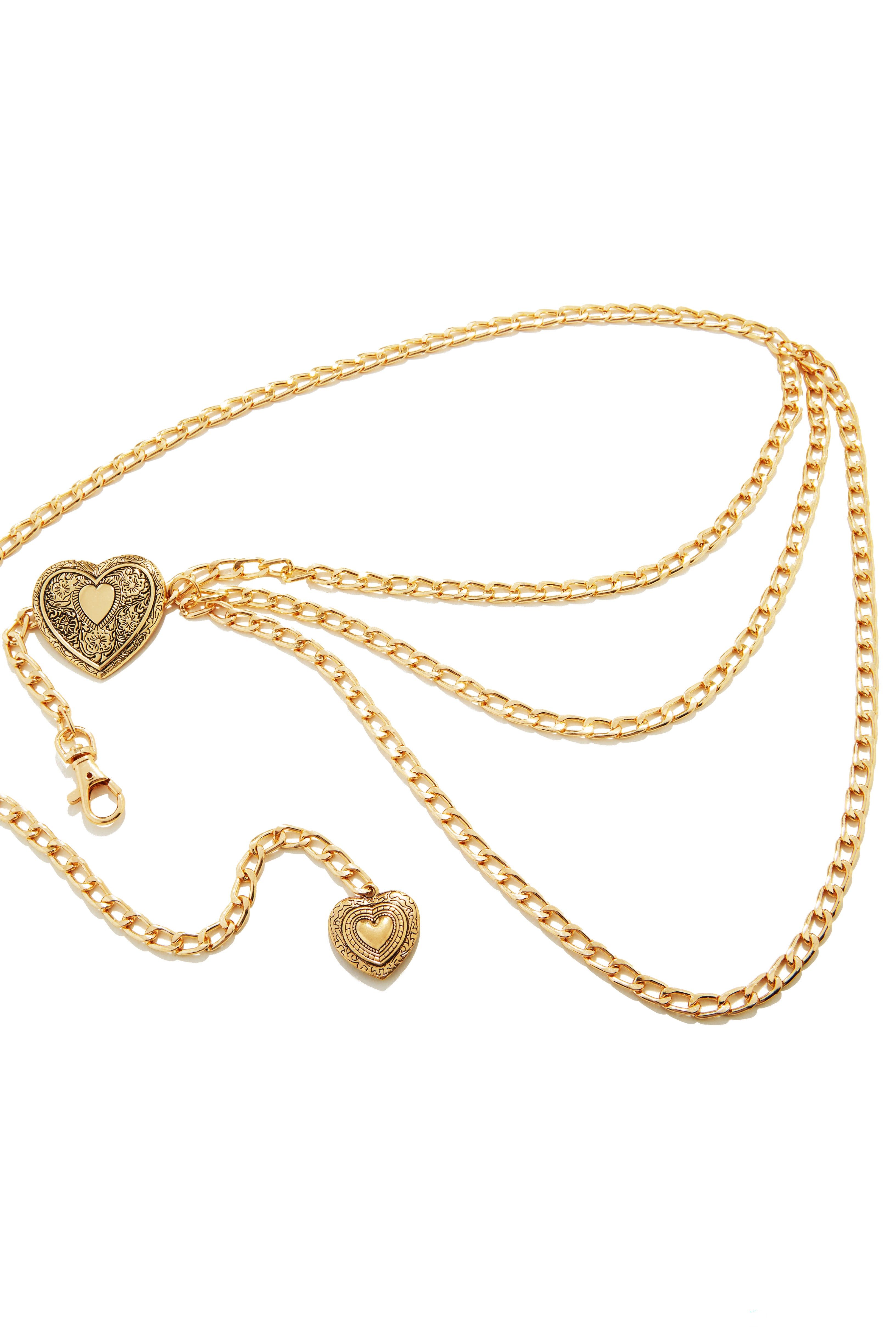 Love Lasso Chain Belt - Gold sold by Miss Lola
