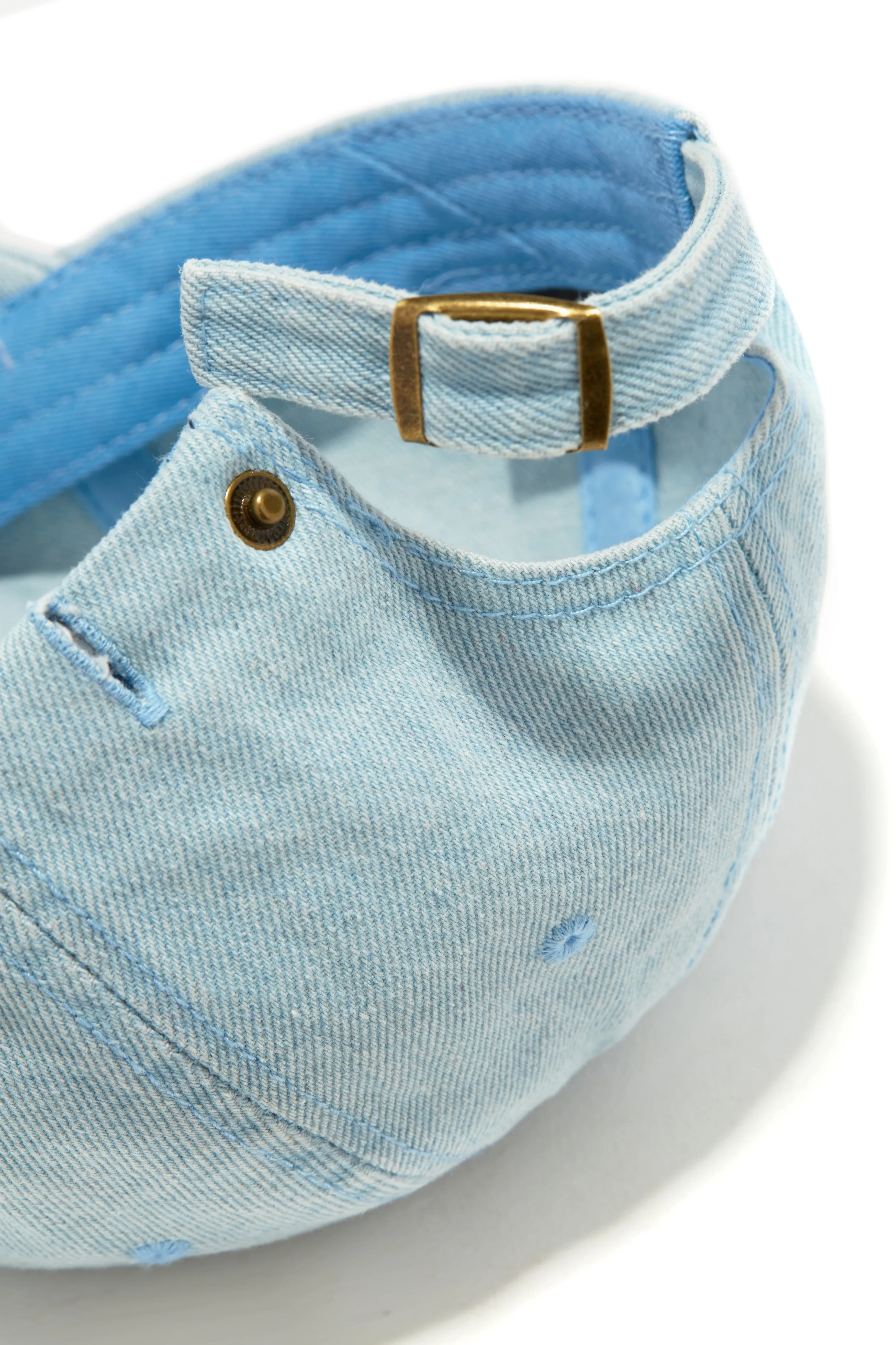 New York City Life Hat - Light Denim sold by Miss Lola product image thumbnail 3