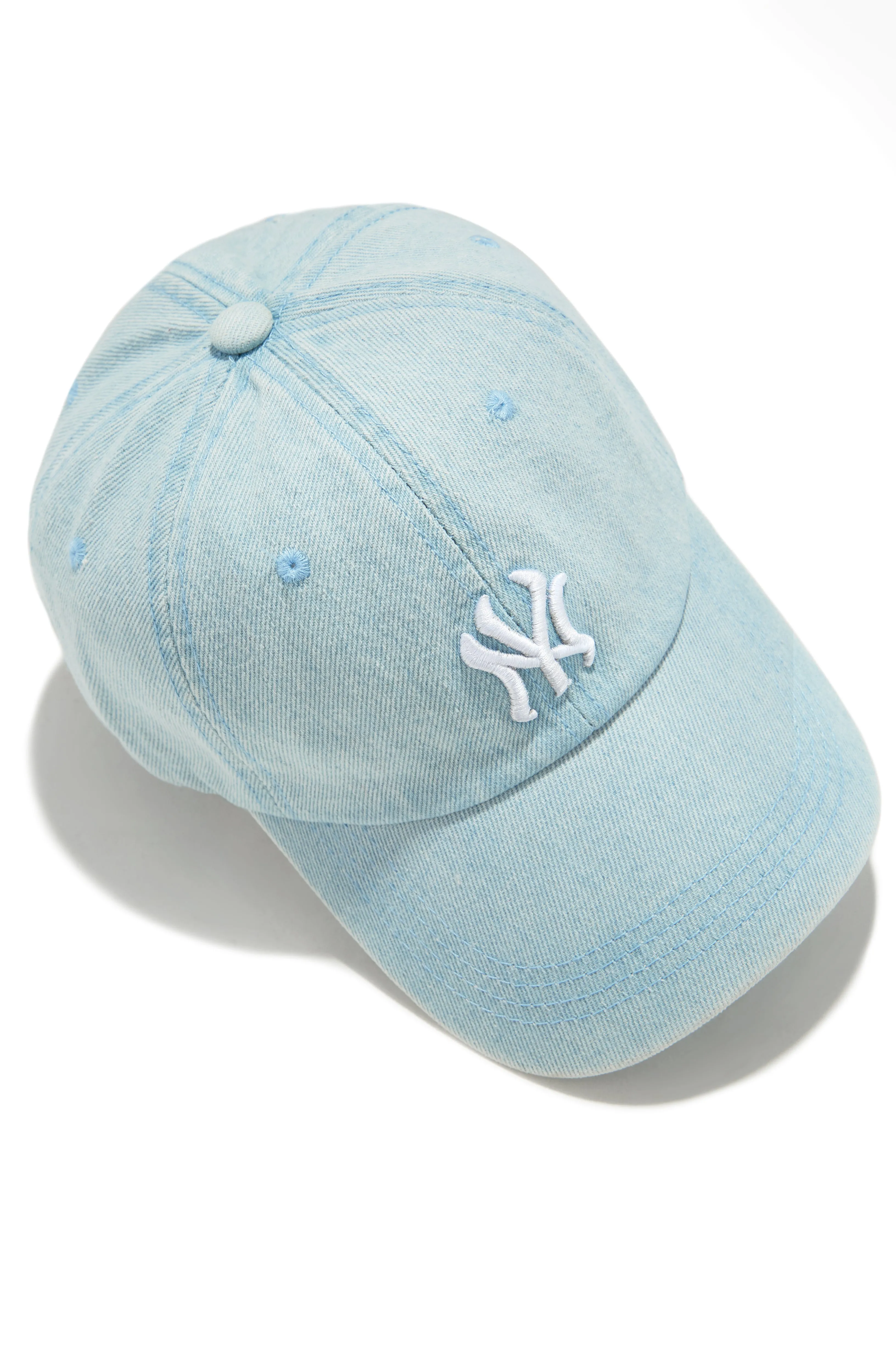 New York City Life Hat - Light Denim sold by Miss Lola product image thumbnail 4