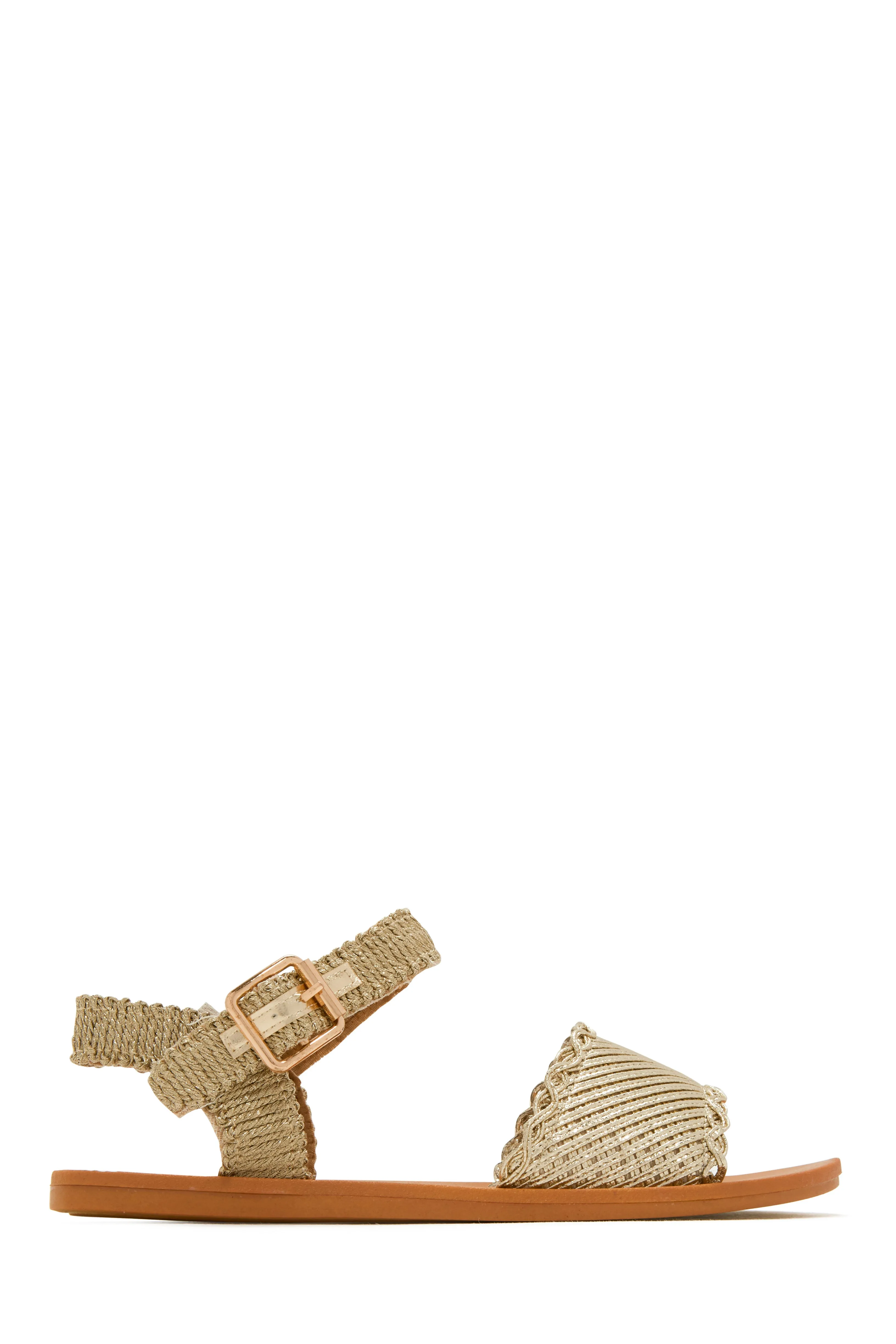 Island Sand Flat Sandals - Gold sold by Miss Lola product image thumbnail 5
