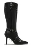Jerri Knee High Boots - Black sold by Miss Lola